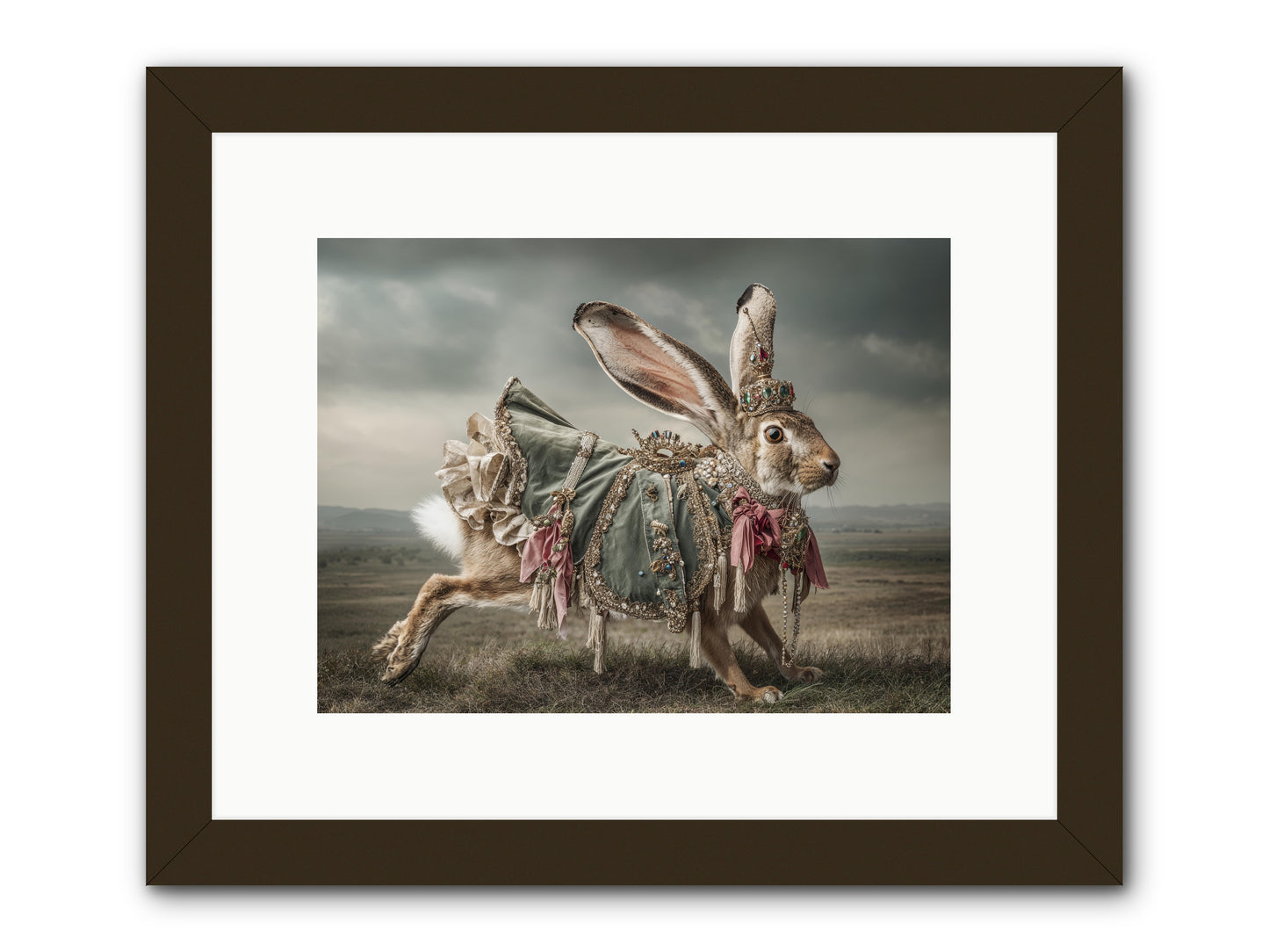 The Ballad of Honeyfern Gate -- Framed Print - Black 12x9