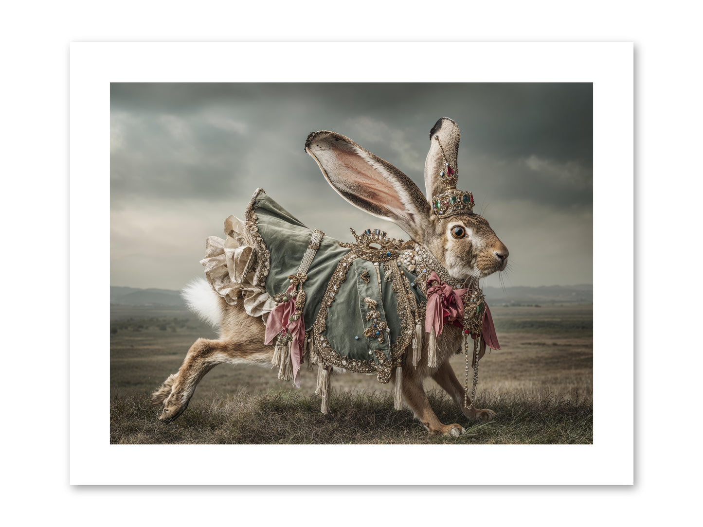 The Ballad of Honeyfern Gate -- Loose Canvas Print 12x9