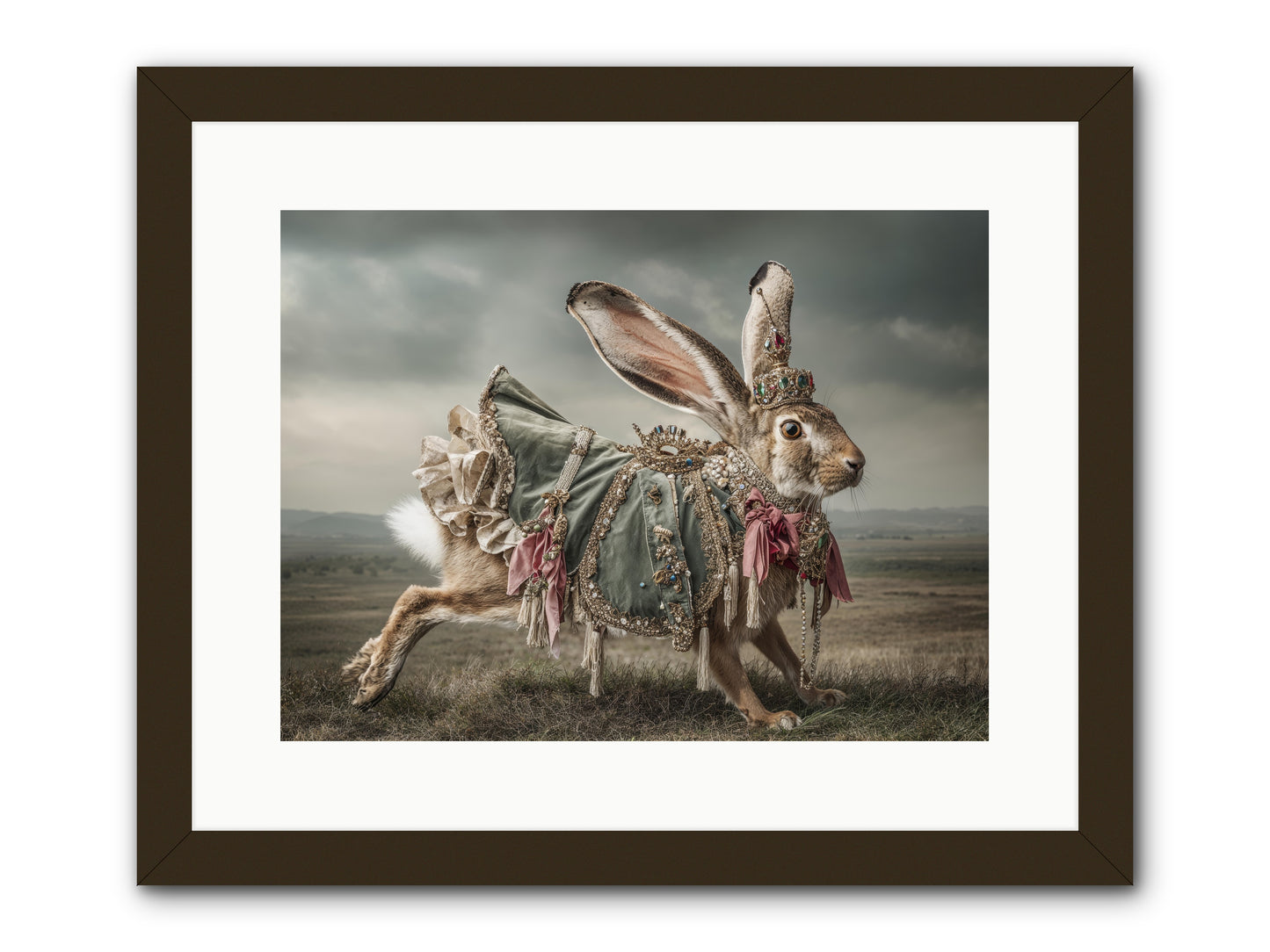The Ballad of Honeyfern Gate -- Framed Print - Black 16x12