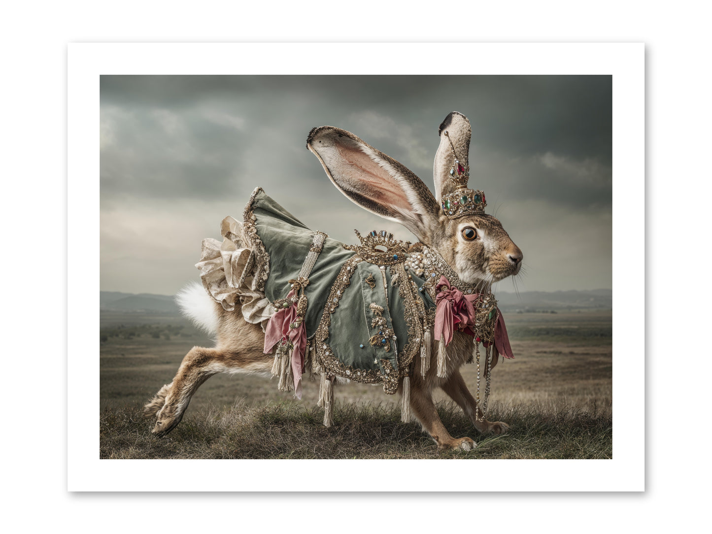 The Ballad of Honeyfern Gate -- Loose Canvas Print 16x12