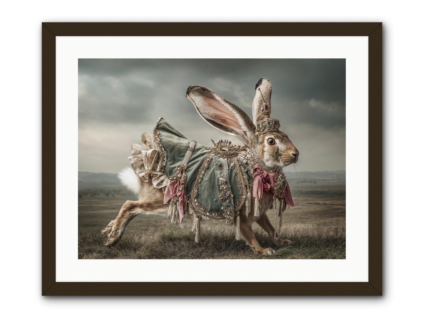 The Ballad of Honeyfern Gate -- Framed Print - Black 24x18