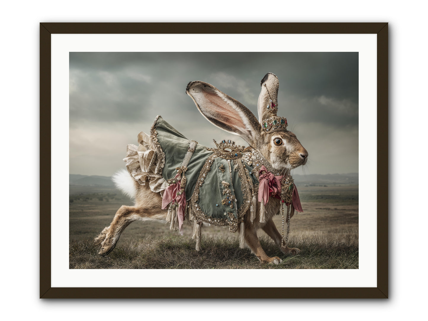 The Ballad of Honeyfern Gate -- Framed Print - Black 32x24