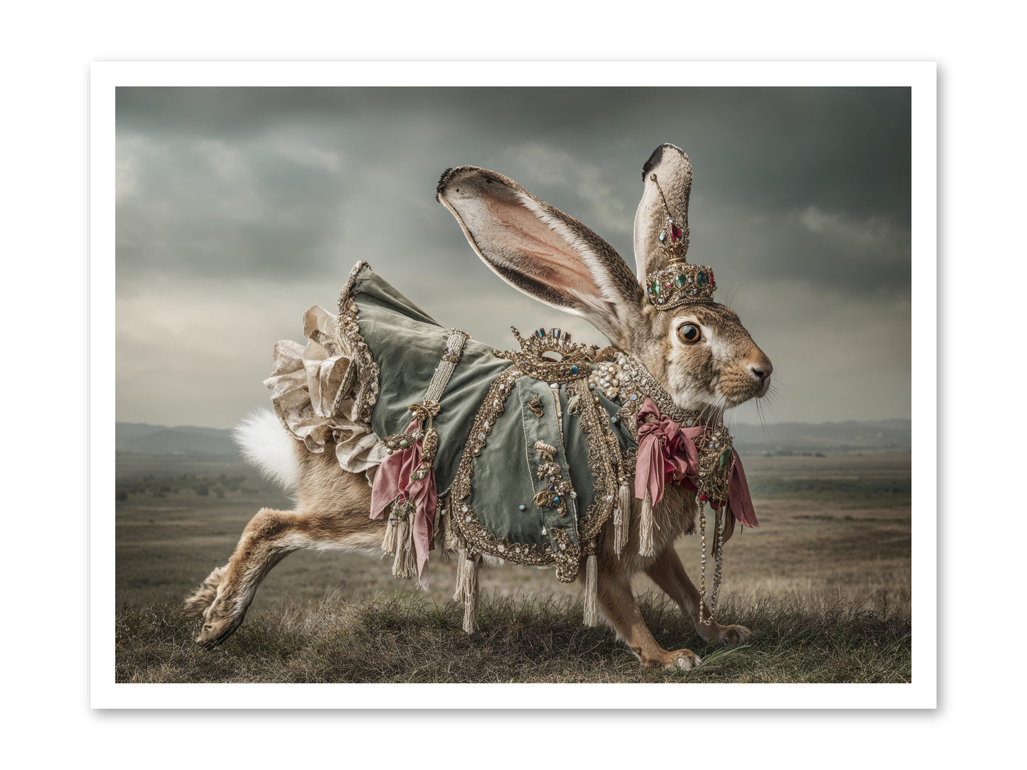 The Ballad of Honeyfern Gate -- Loose Canvas Print 32x24