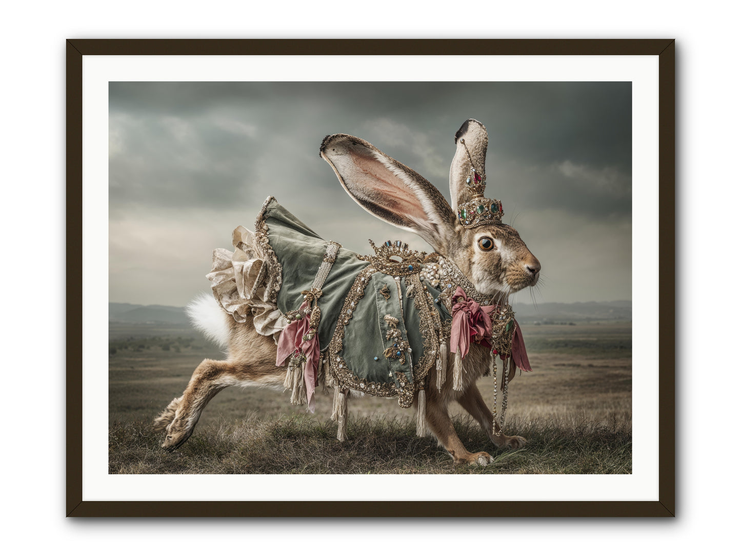 The Ballad of Honeyfern Gate -- Framed Print - Black 40x30