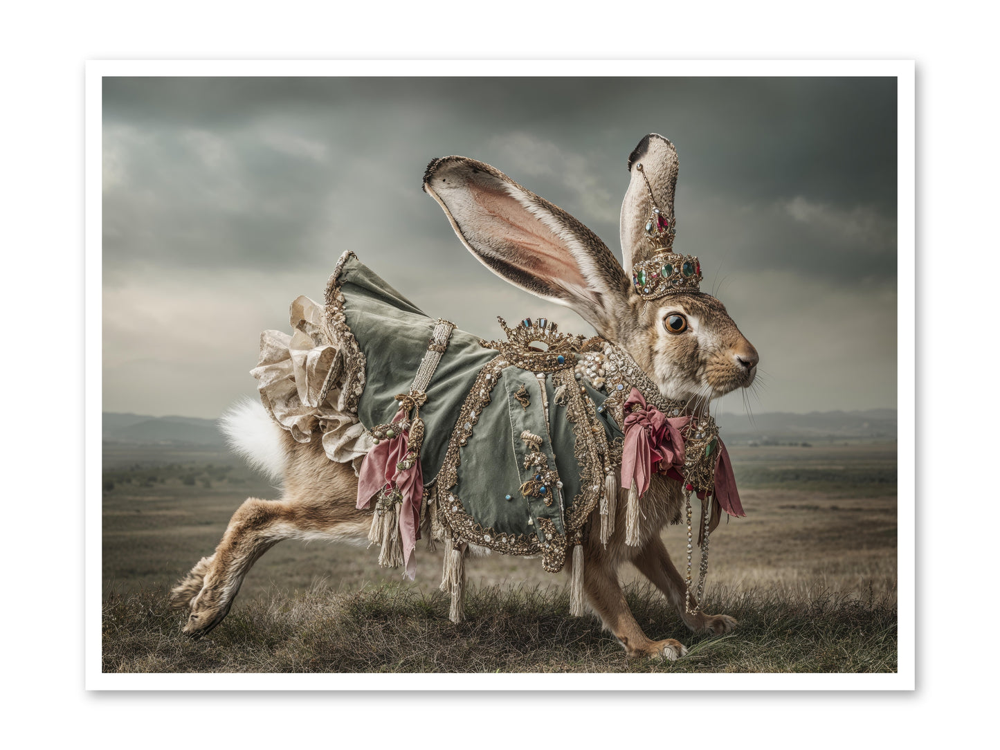 The Ballad of Honeyfern Gate -- Loose Canvas Print 48x36