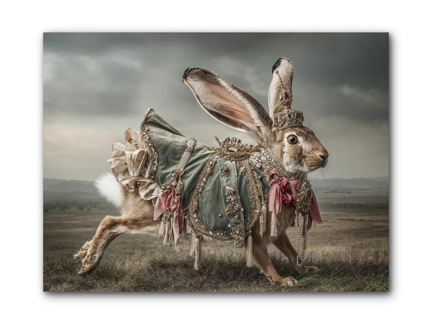 The Ballad of Honeyfern Gate -- Wrapped Canvas 12x9
