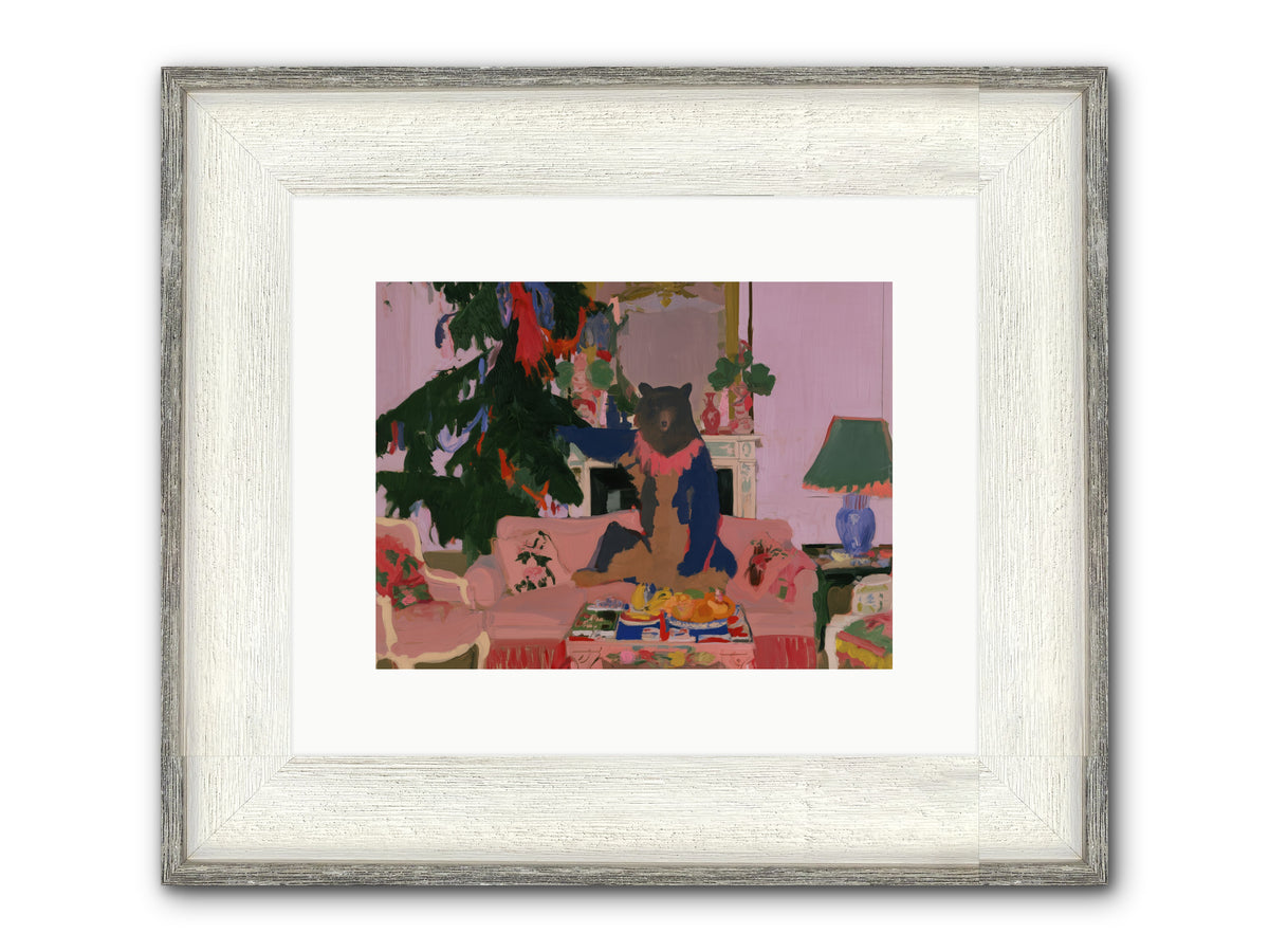 The Bear’s Secret Party — The-Bear’s-Secret-Party-12x9-Framed-Print-Driftwood-White.jpg