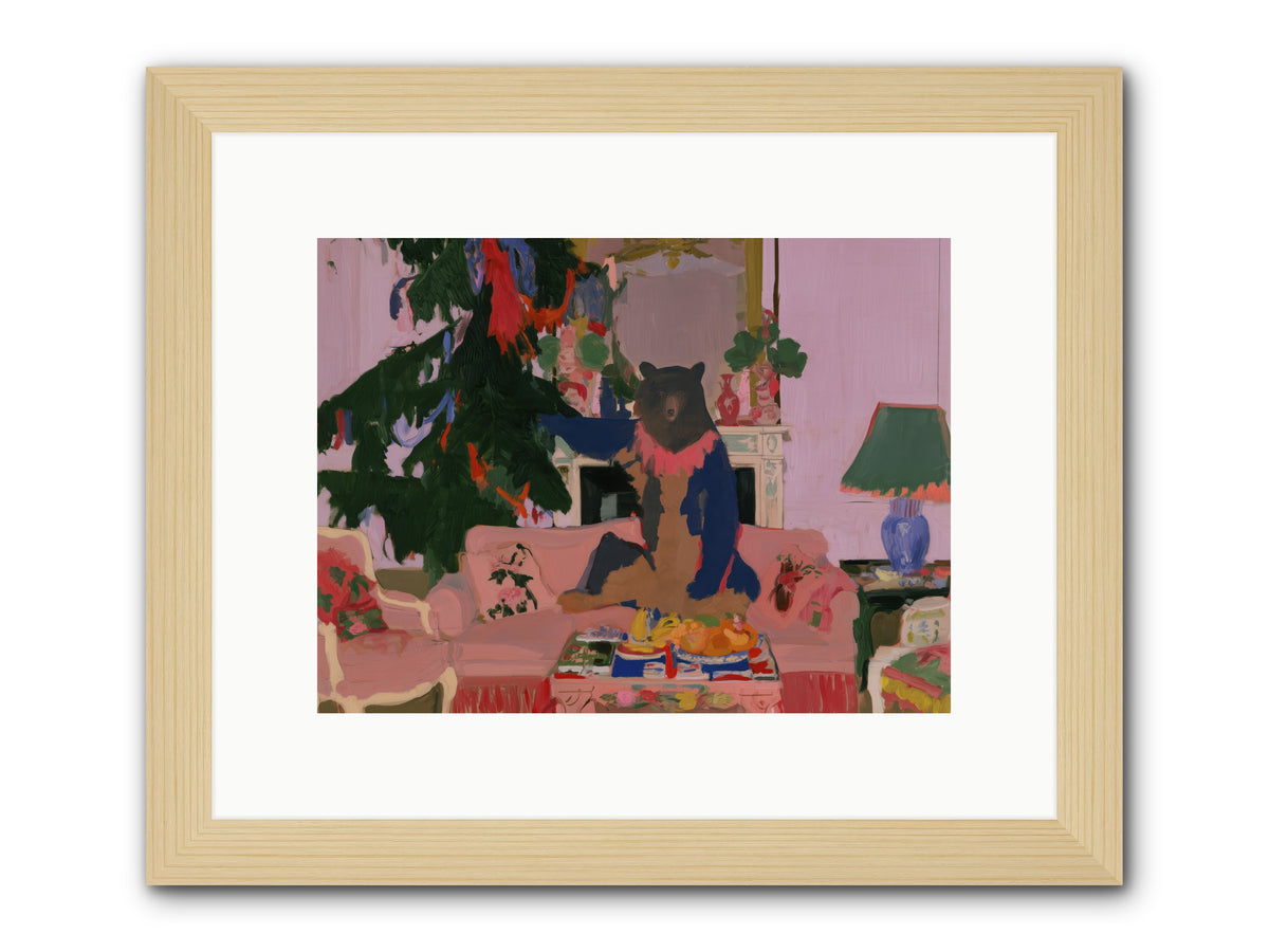 The Bear’s Secret Party — The-Bear’s-Secret-Party-12x9-Framed-Print-Natural.jpg