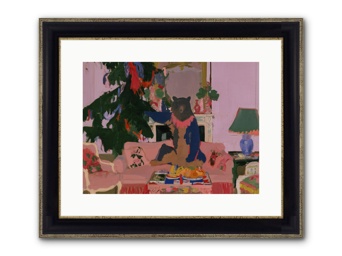 The Bear’s Secret Party — The-Bear’s-Secret-Party-16x12-Framed-Print-Black-Gold.jpg