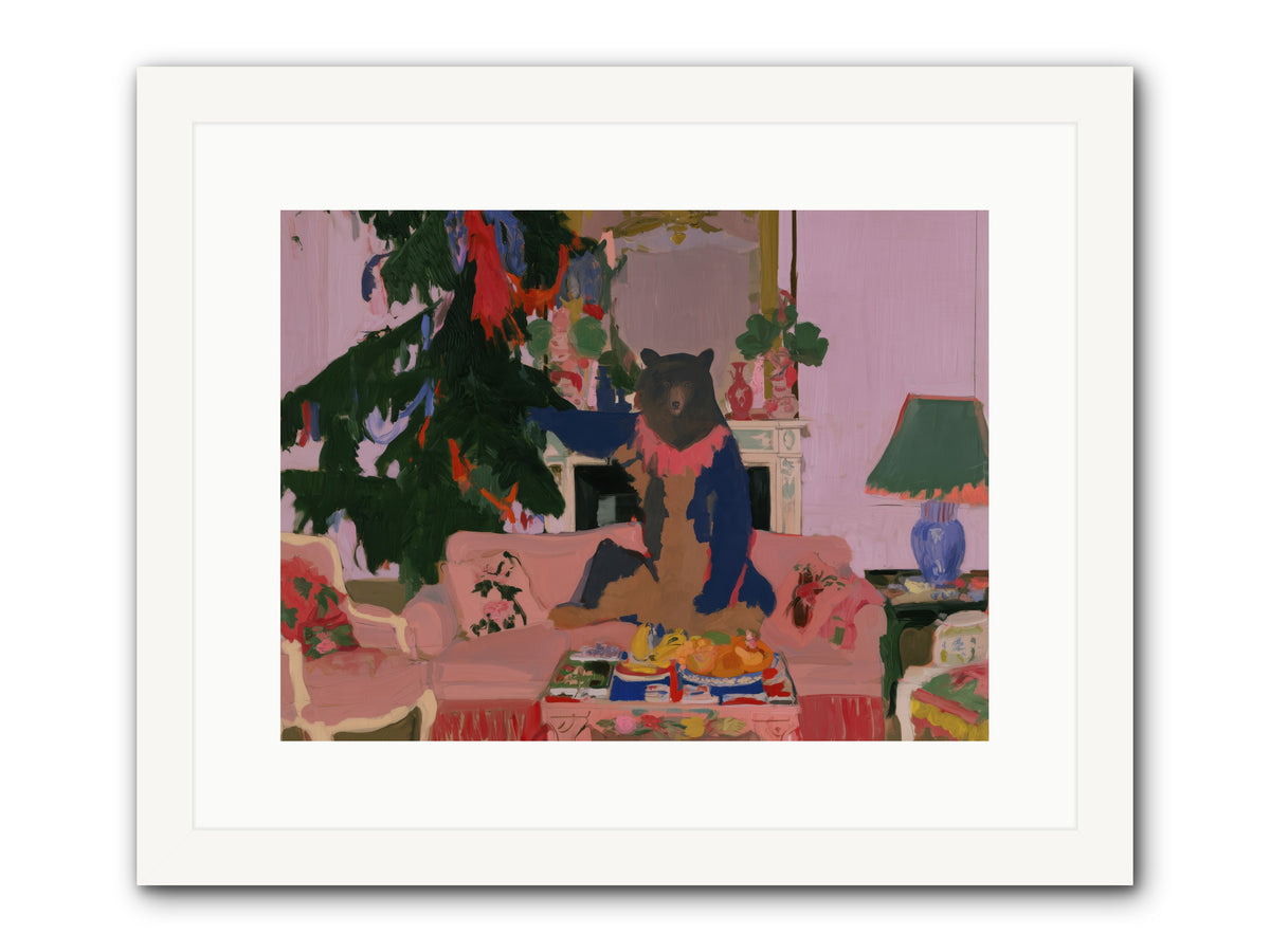 The Bear’s Secret Party — The-Bear’s-Secret-Party-16x12-Framed-Print-White.jpg