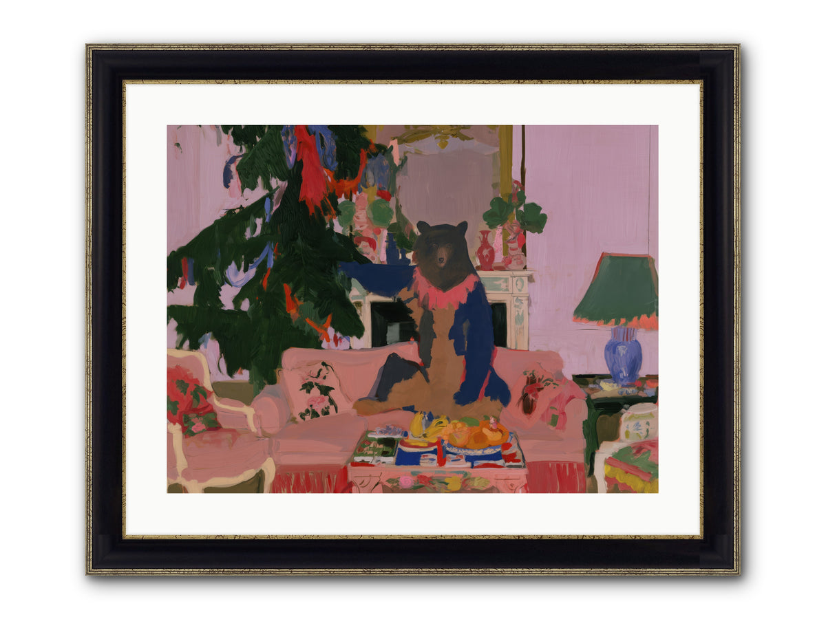 The Bear’s Secret Party — The-Bear’s-Secret-Party-24x18-Framed-Print-Black-Gold.jpg