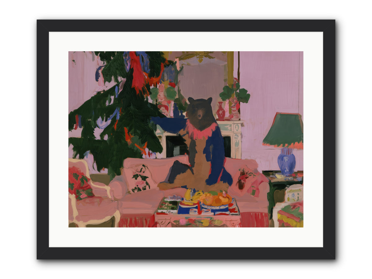 The Bear’s Secret Party — The-Bear’s-Secret-Party-24x18-Framed-Print-Black.jpg