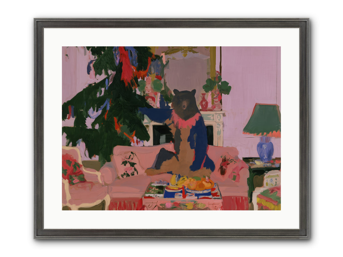 The Bear’s Secret Party — The-Bear’s-Secret-Party-24x18-Framed-Print-Slimwoods-Black-Silver.jpg