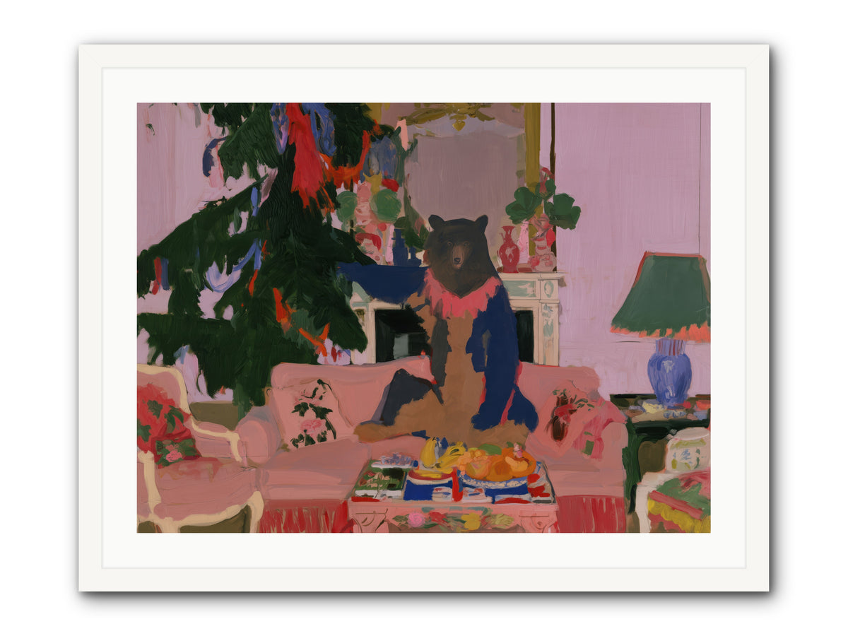 The Bear’s Secret Party — The-Bear’s-Secret-Party-32x24-Framed-Print-White.jpg