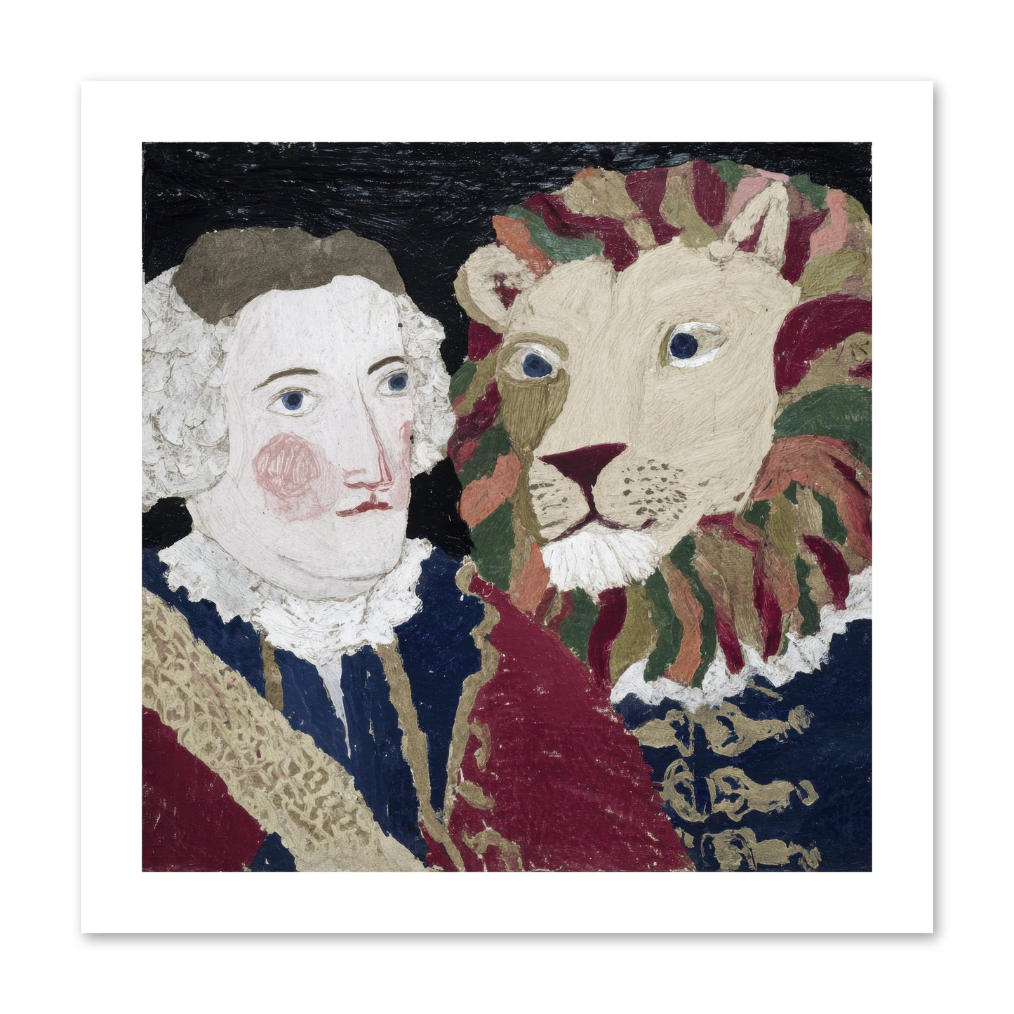 The Beast Who Learned to Bow -- Paper Print 12x12