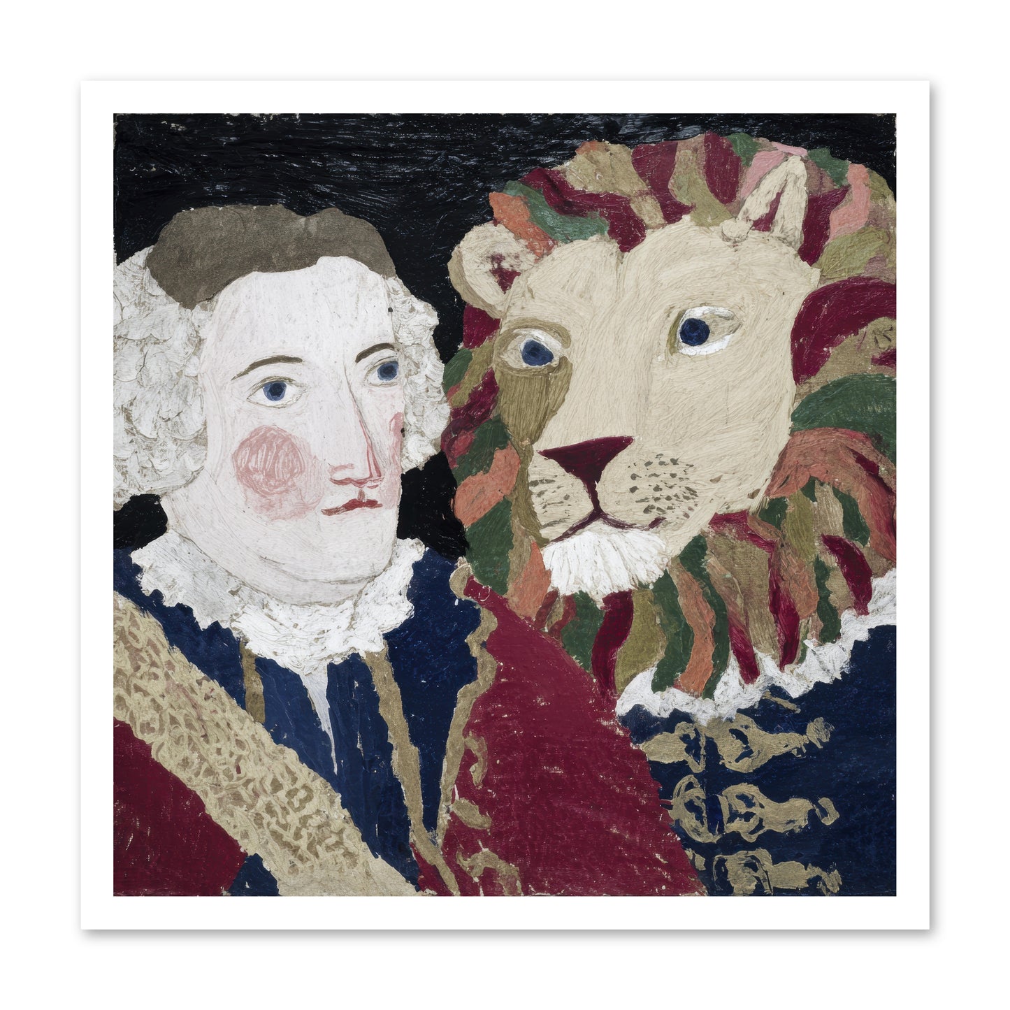 The Beast Who Learned to Bow -- Paper Print 24x24