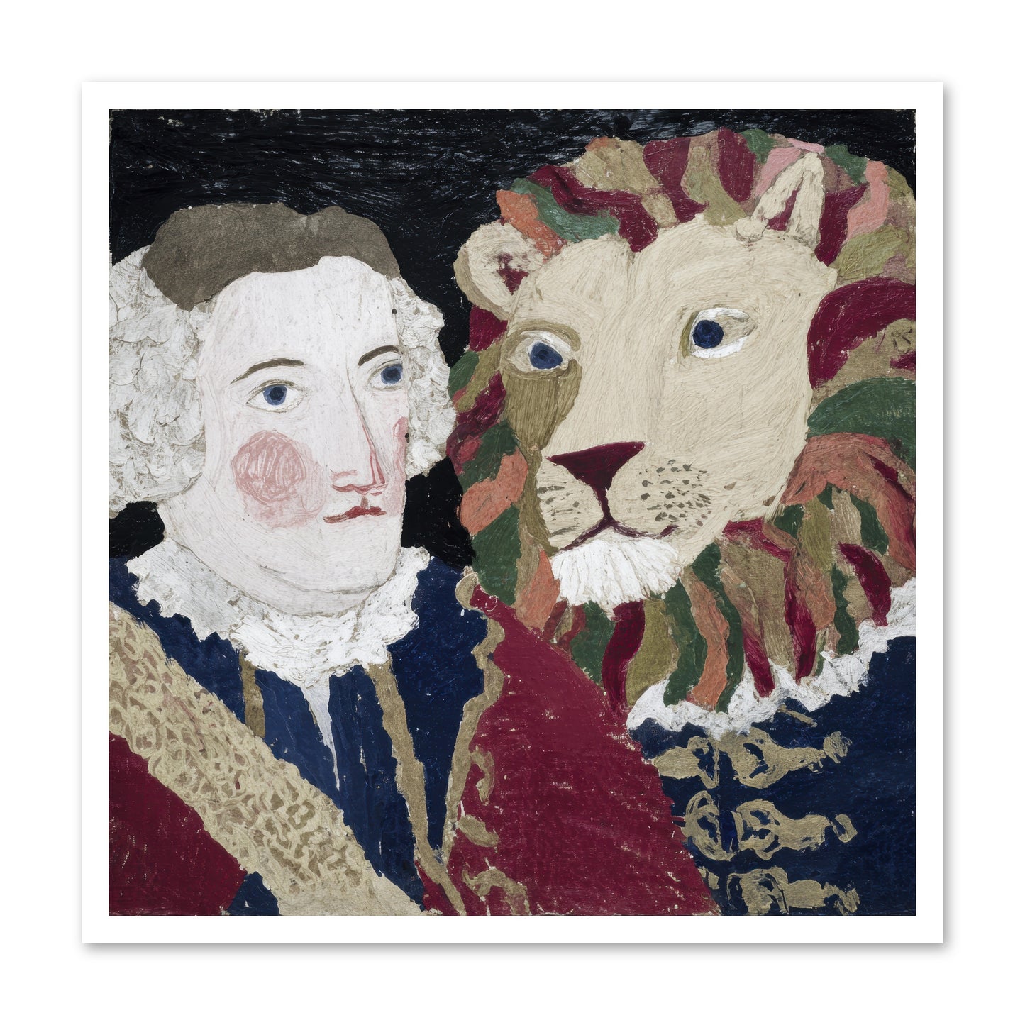 The Beast Who Learned to Bow -- Paper Print 30x30