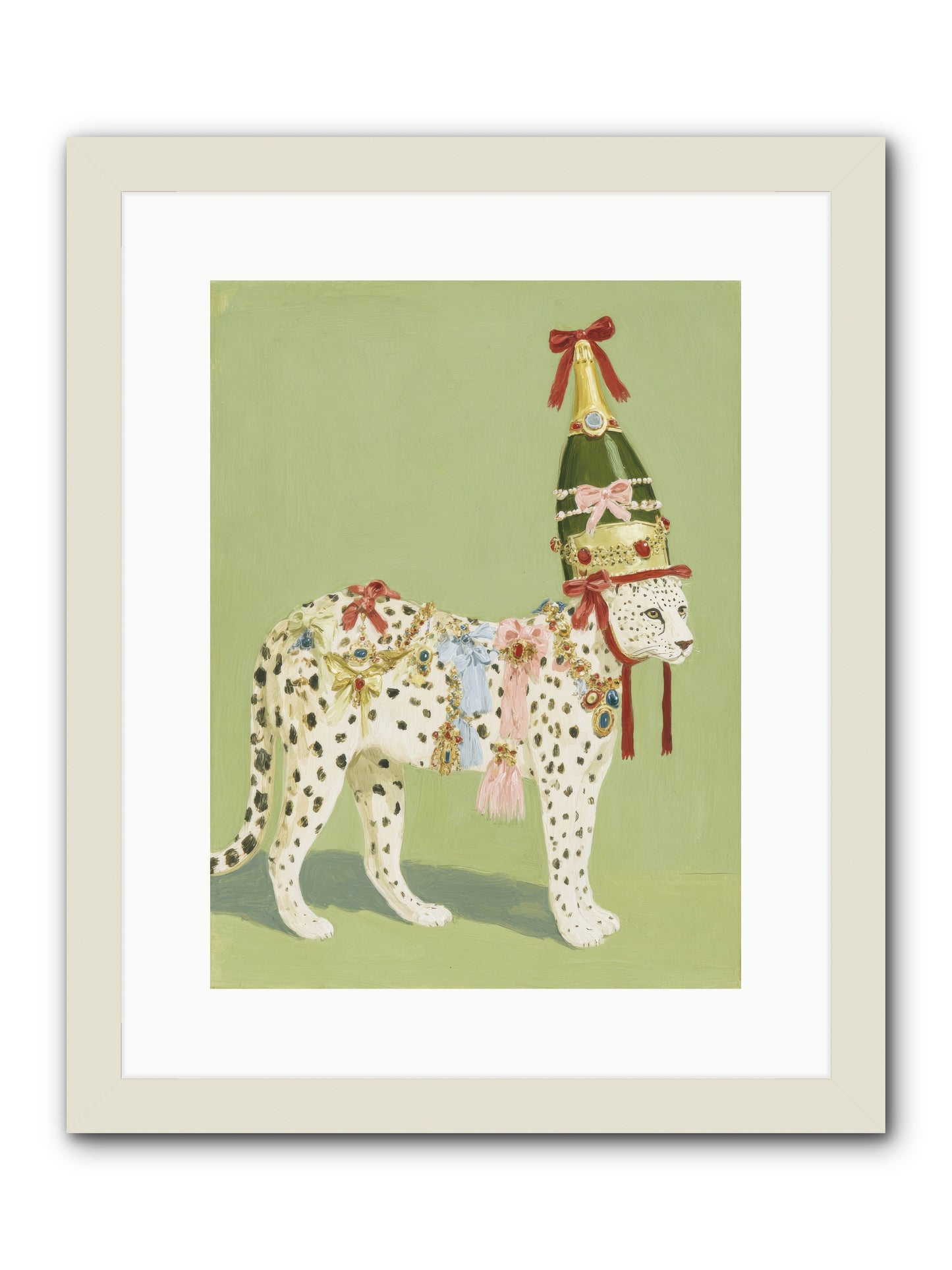 The Beguiling Invitation -- Framed Print - White 12x16