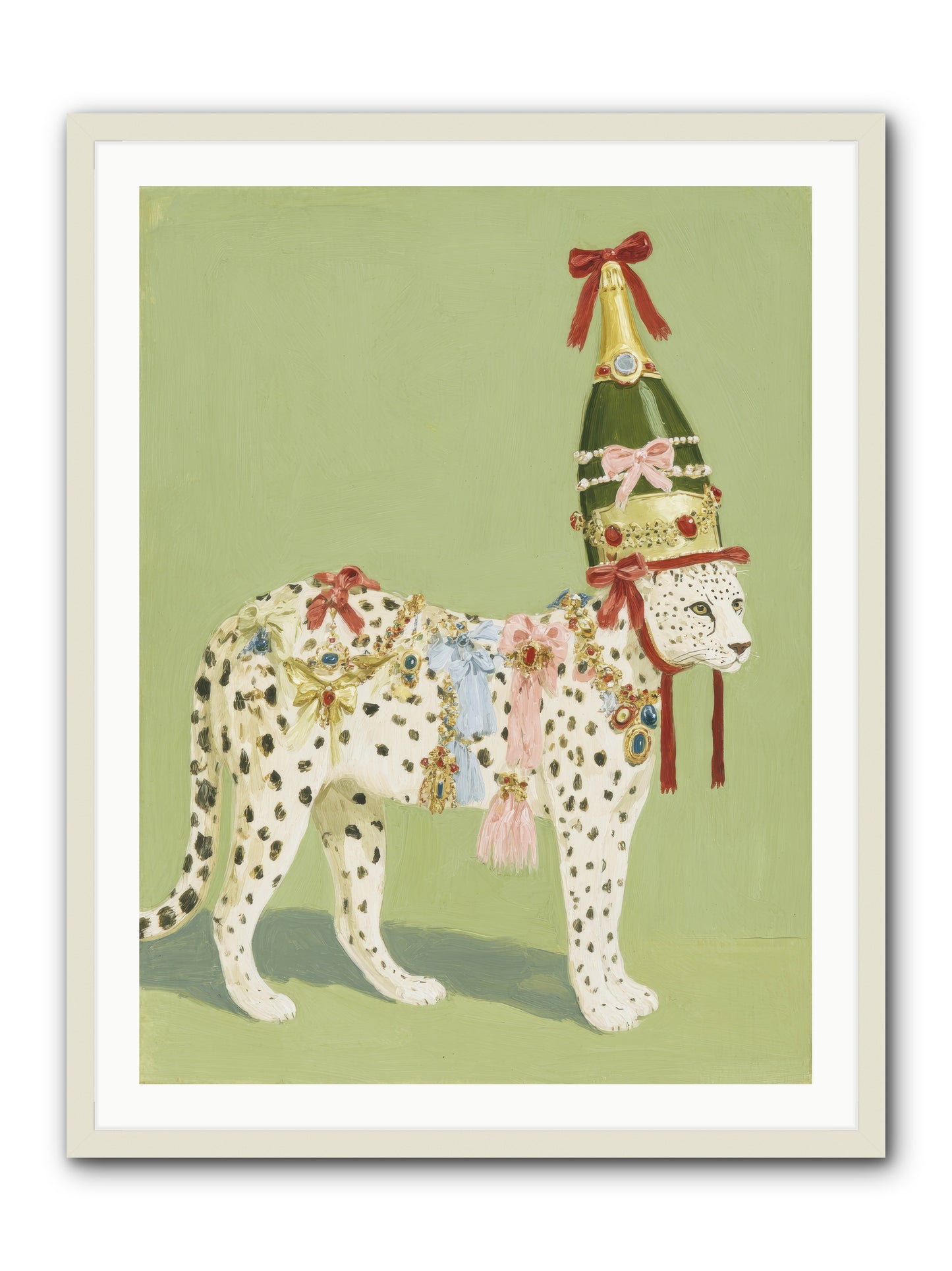 The Beguiling Invitation -- Framed Print - White 30x40