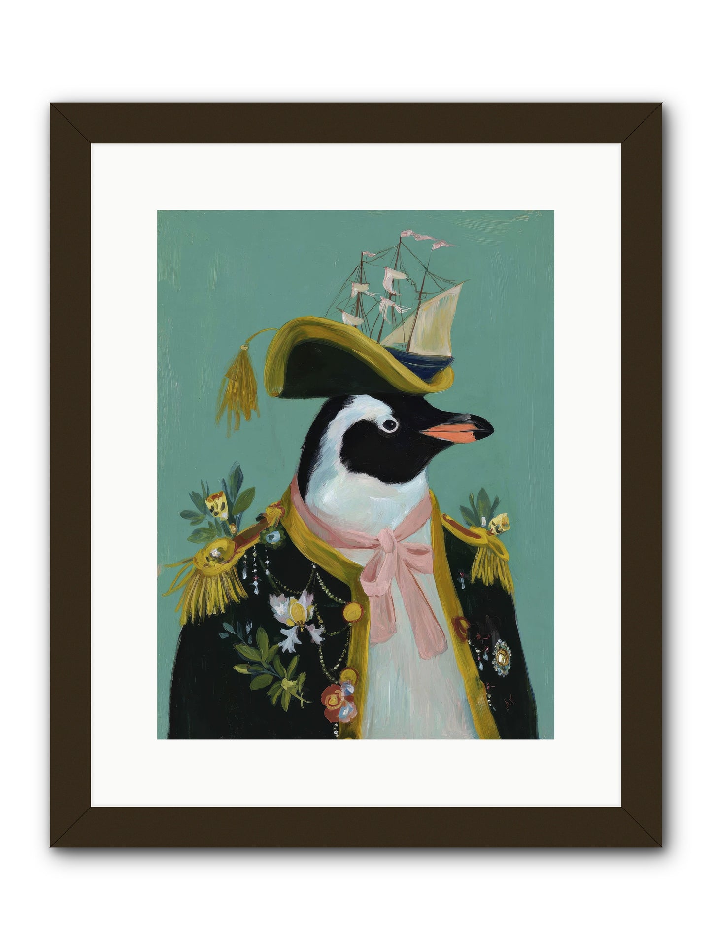 The Beguiling Promenade -- Framed Print - Black 12x16