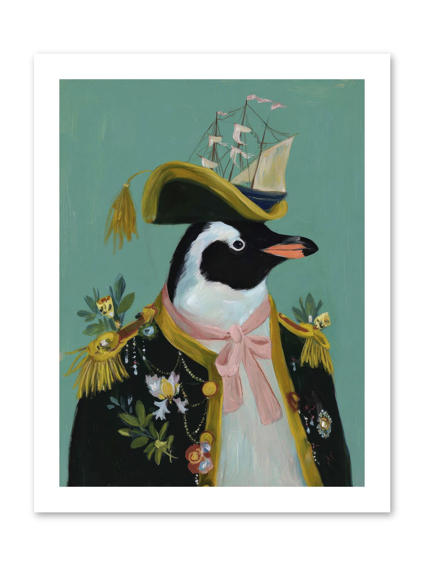 The Beguiling Promenade -- Paper Print 12x16