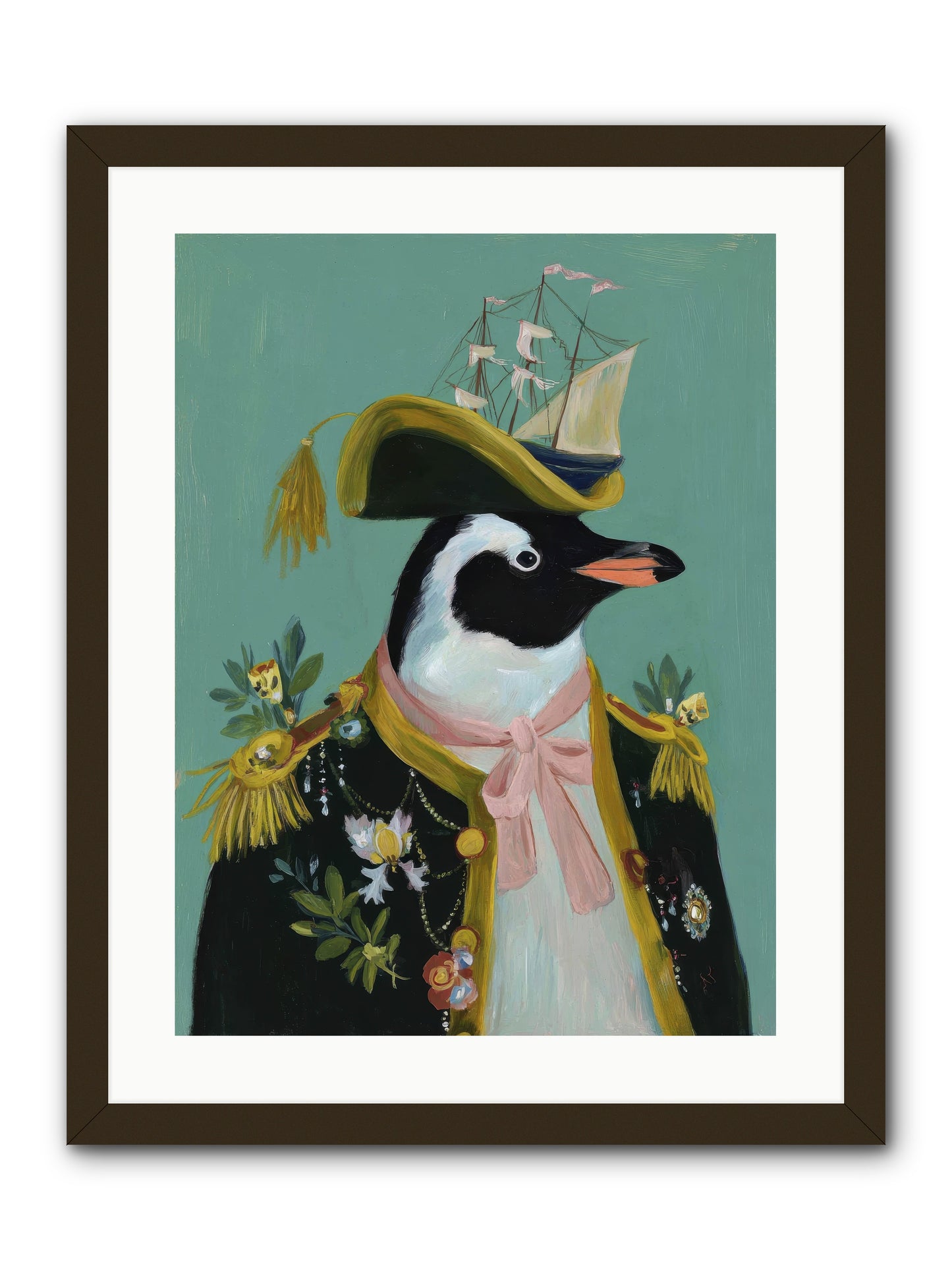 The Beguiling Promenade -- Framed Print - Black 18x24