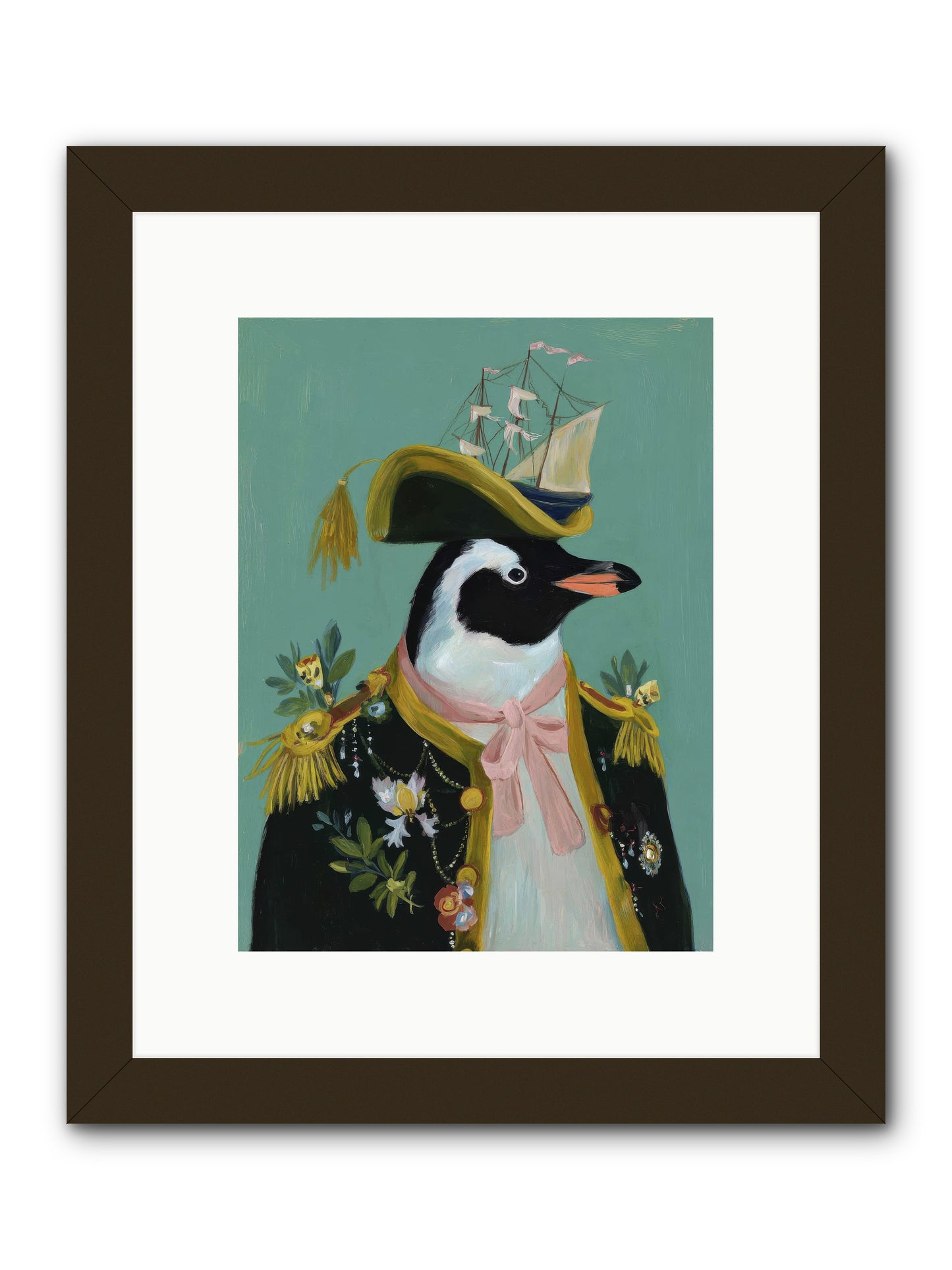 The Beguiling Promenade -- Framed Print - Black 9x12