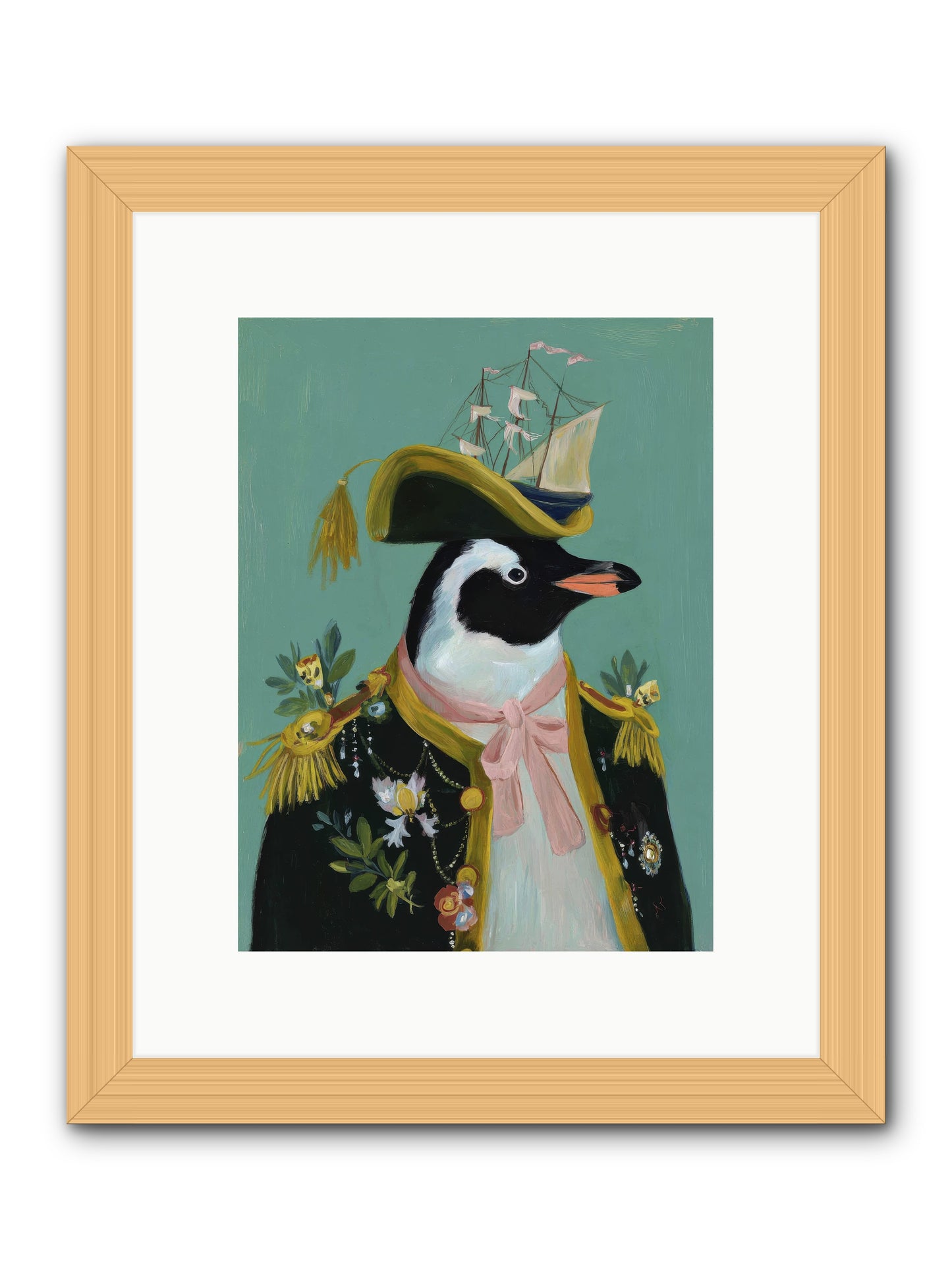 The Beguiling Promenade -- Framed Print - Natural 9x12