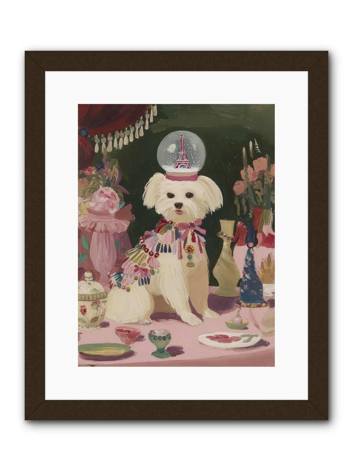The Beguiling Tableau -- Framed Print - Black 12x16