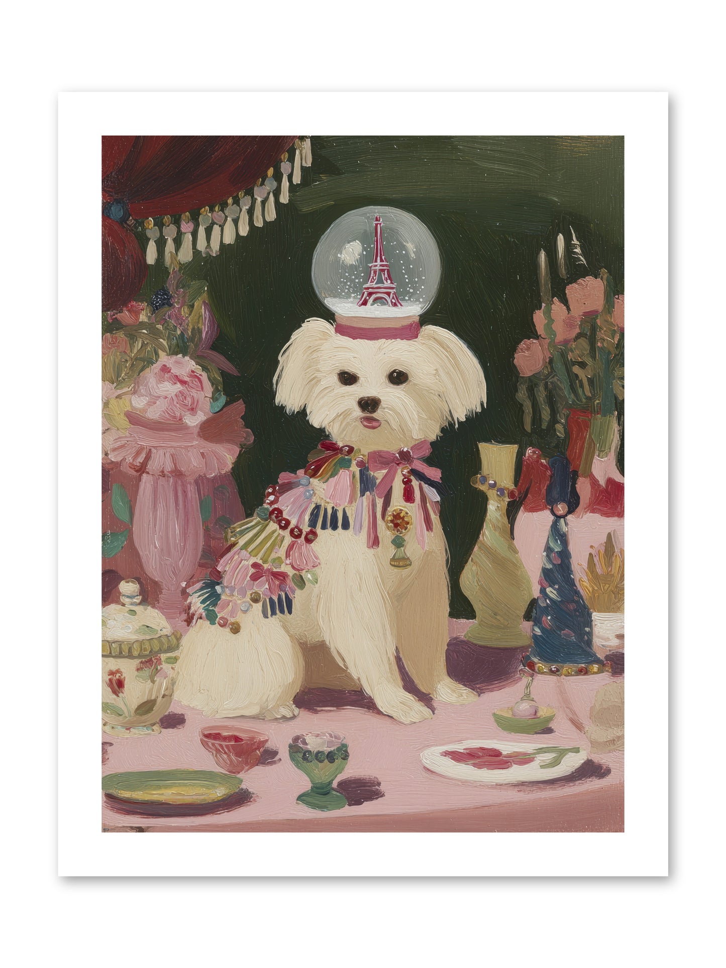 The Beguiling Tableau -- Loose Canvas Print 12x16