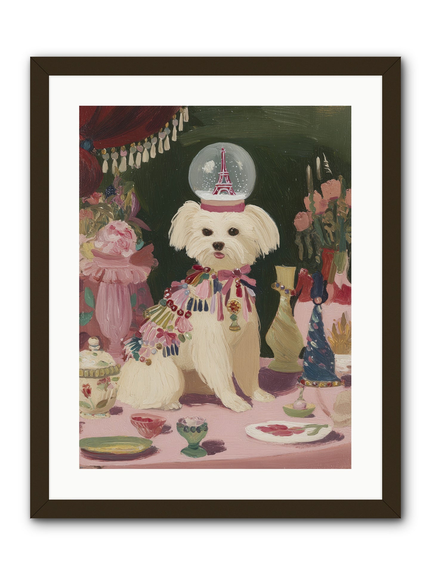 The Beguiling Tableau -- Framed Print - Black 18x24