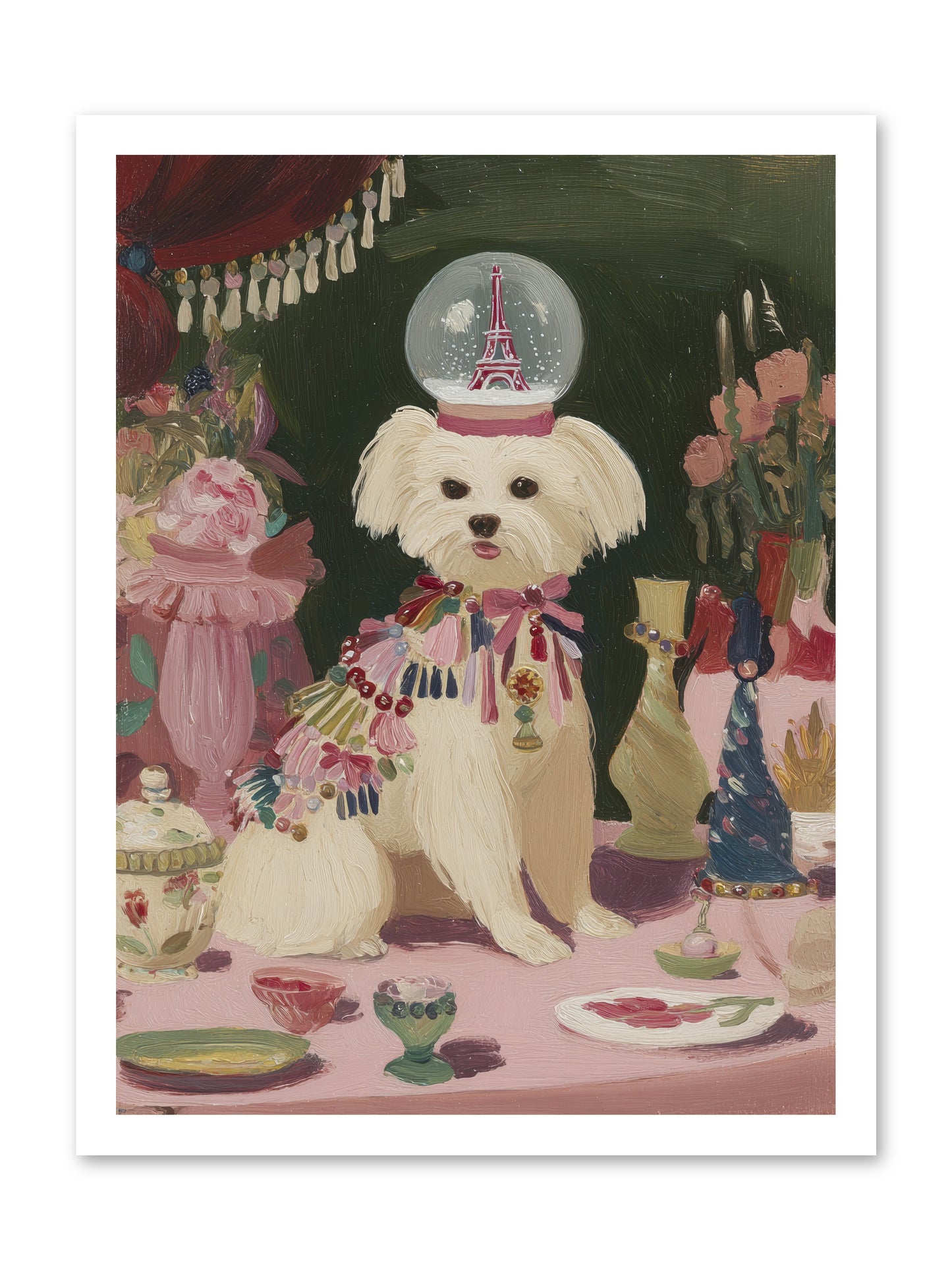 The Beguiling Tableau -- Loose Canvas Print 18x24