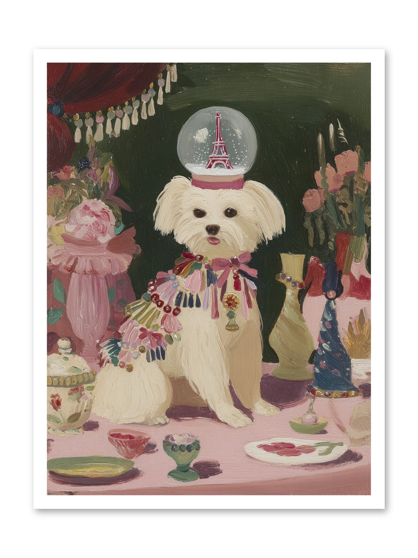 The Beguiling Tableau -- Loose Canvas Print 24x32