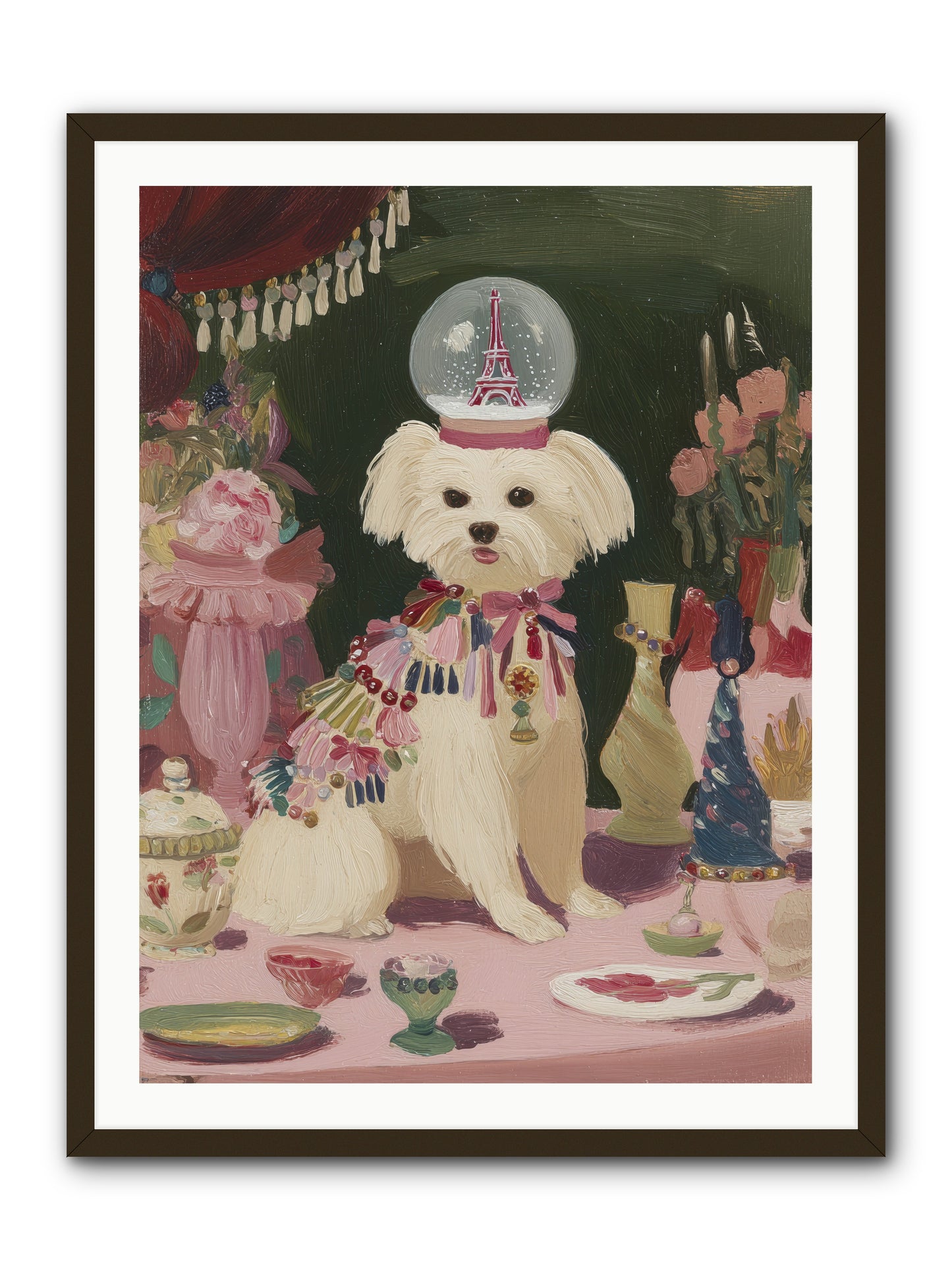 The Beguiling Tableau -- Framed Print - Black 30x40