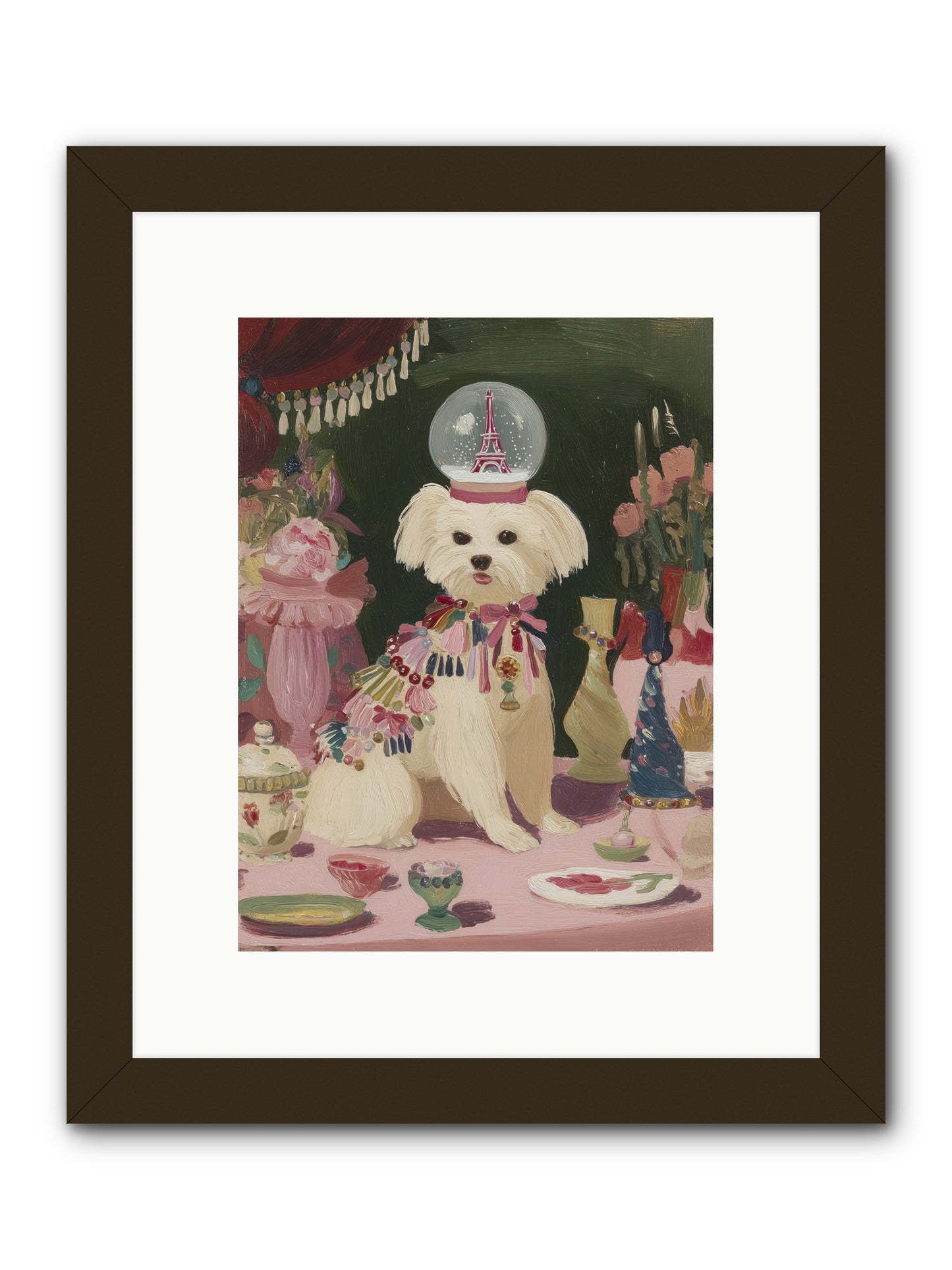 The Beguiling Tableau -- Framed Print - Black 9x12