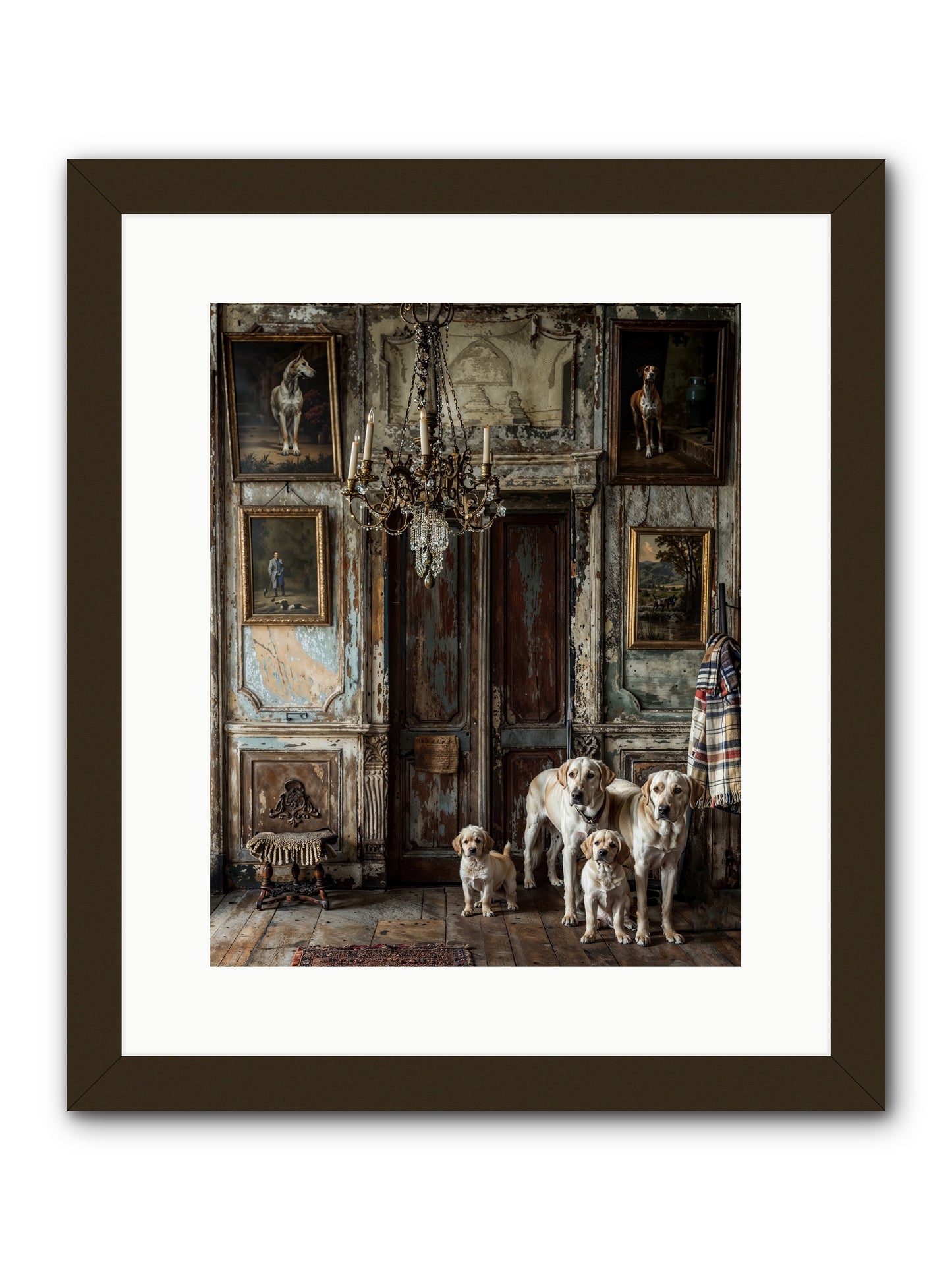 The Bespoke Leash Club -- Framed Print - Black 12x15