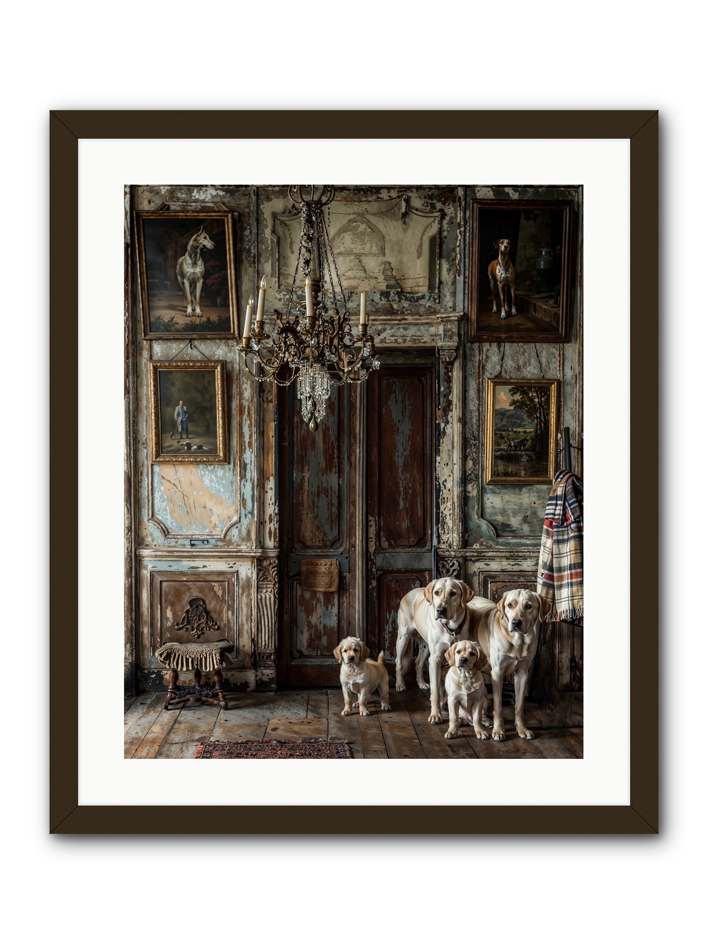 The Bespoke Leash Club -- Framed Print - Black 20x25