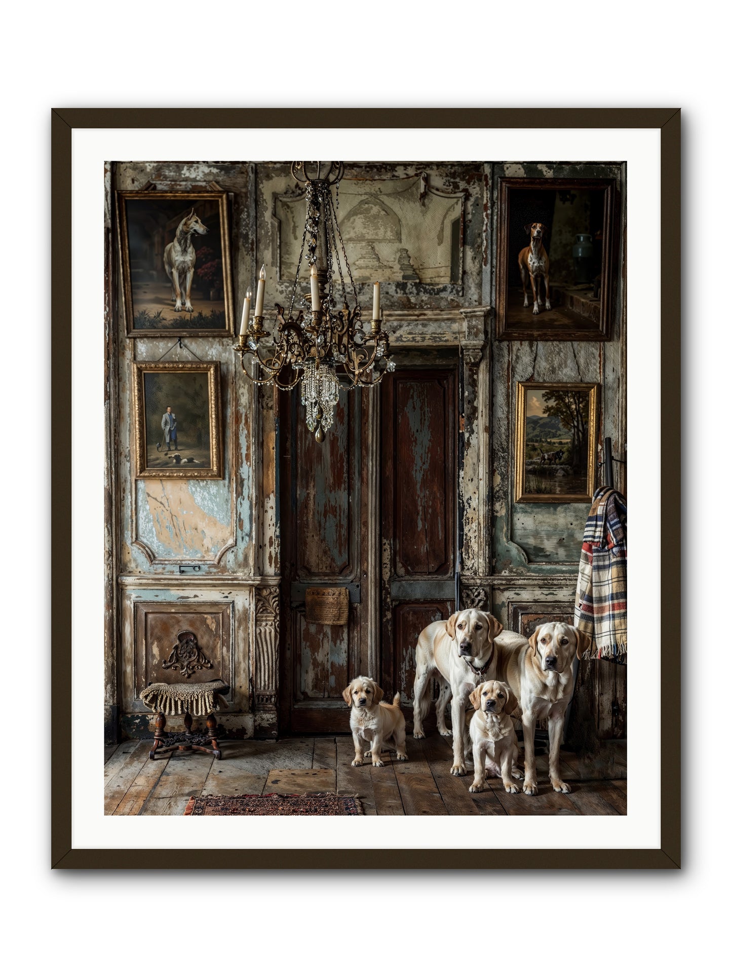 The Bespoke Leash Club -- Framed Print - Black 32x40