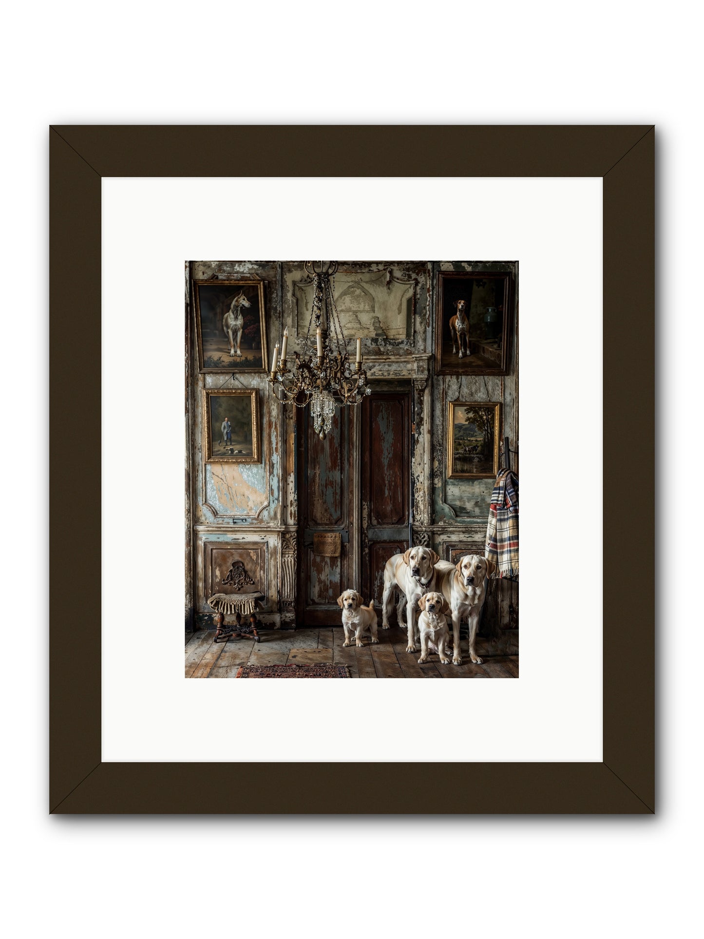 The Bespoke Leash Club -- Framed Print - Black 8x10
