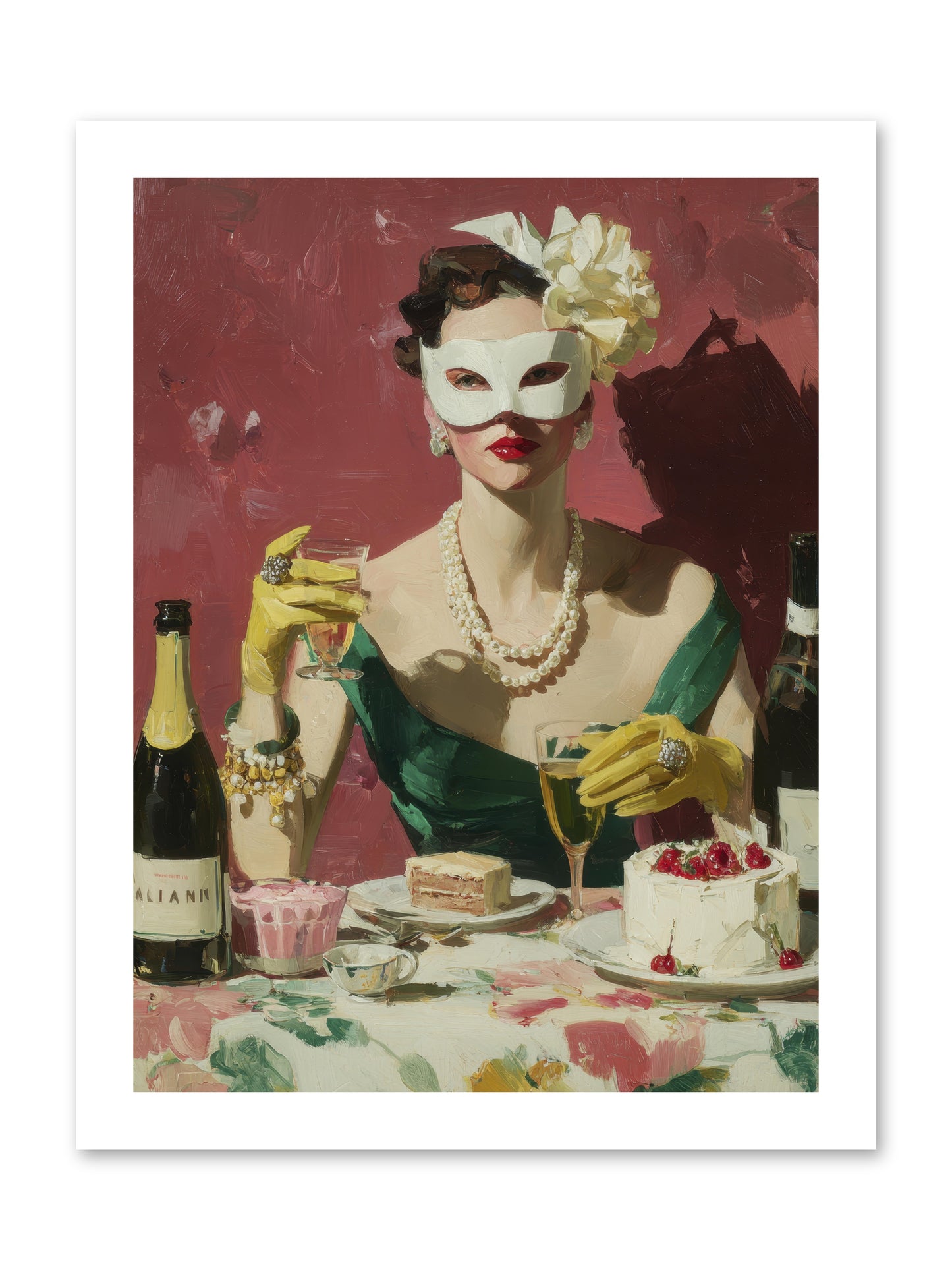 The Biscuit & Valentine Club -- Paper Print 12x16