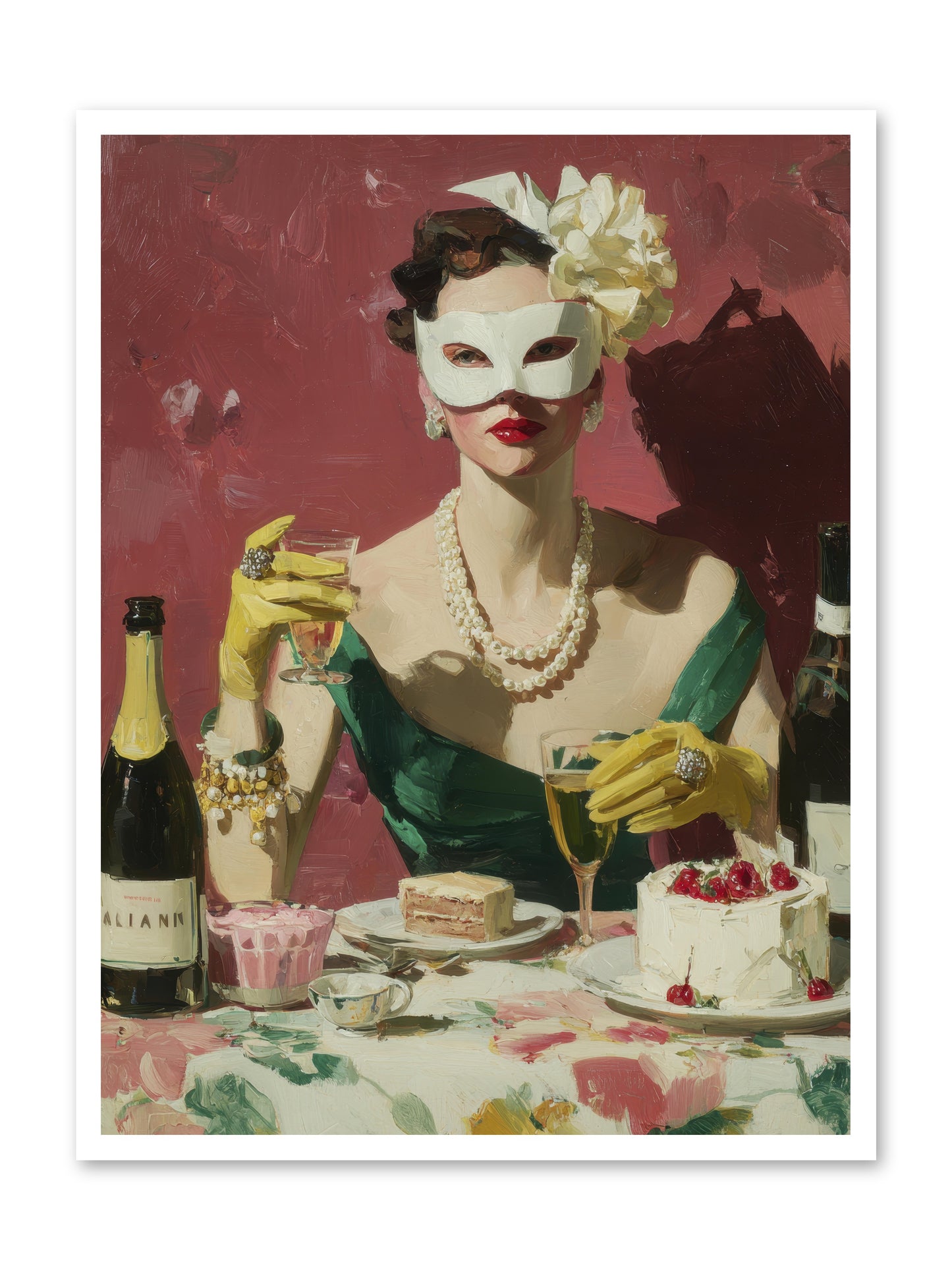 The Biscuit & Valentine Club -- Paper Print 30x40