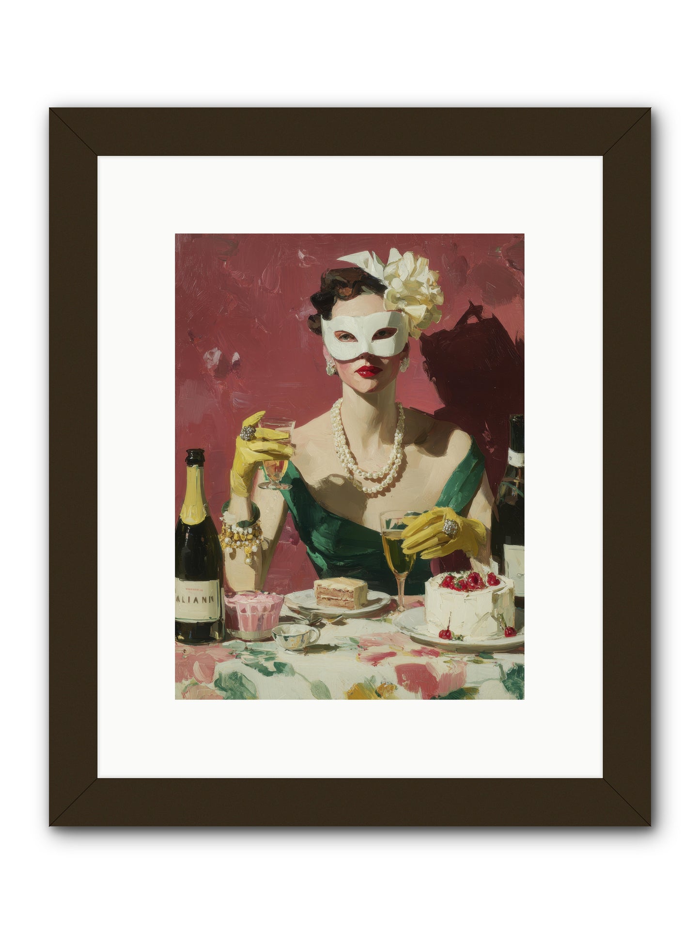 The Biscuit & Valentine Club -- Framed Print - Black 9x12