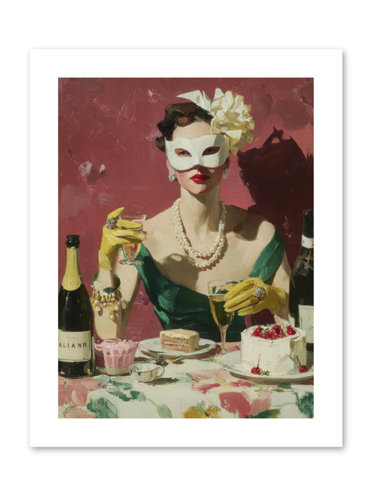The Biscuit & Valentine Club -- Paper Print 9x12