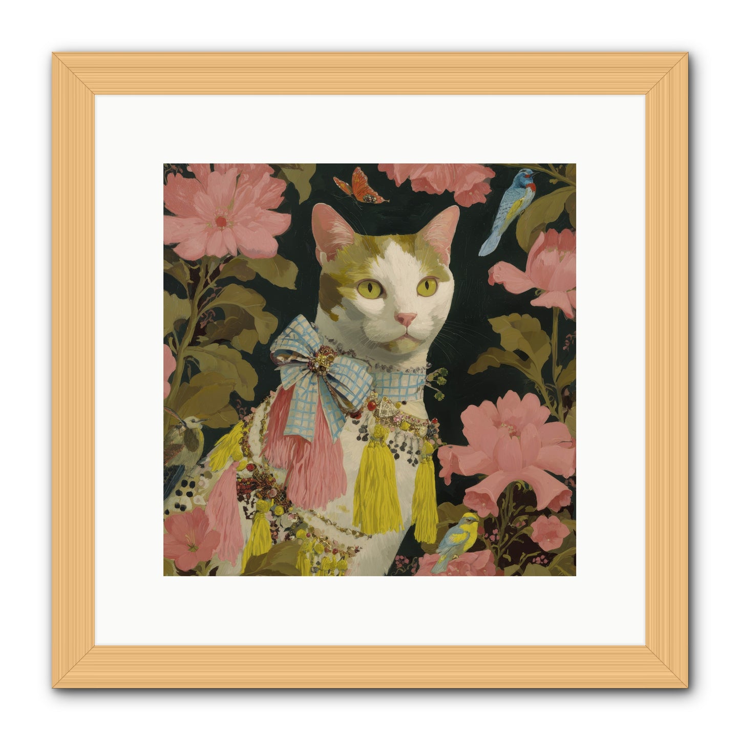 The Blackwood Belle -- Framed Print - Natural 12x12