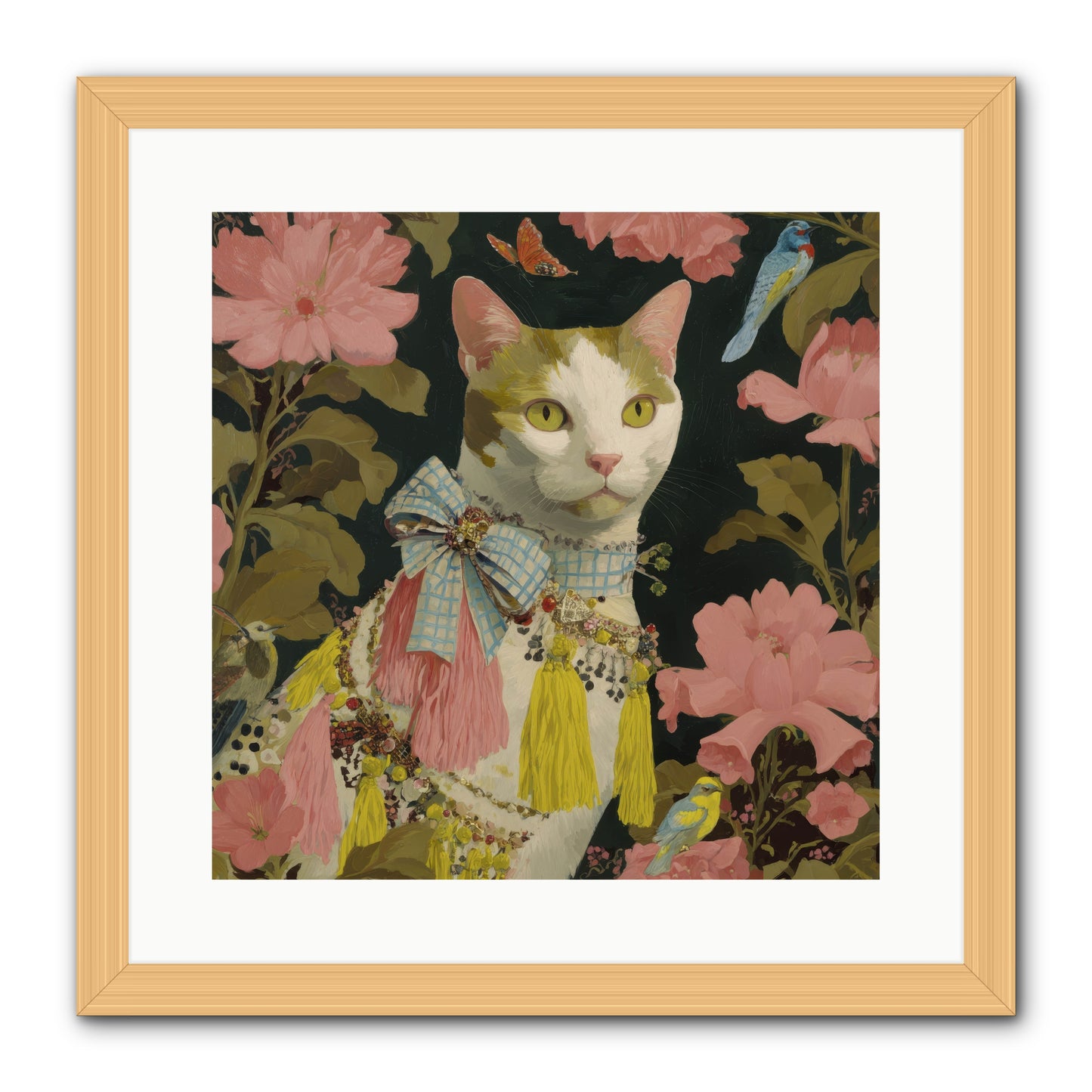 The Blackwood Belle -- Framed Print - Natural 16x16