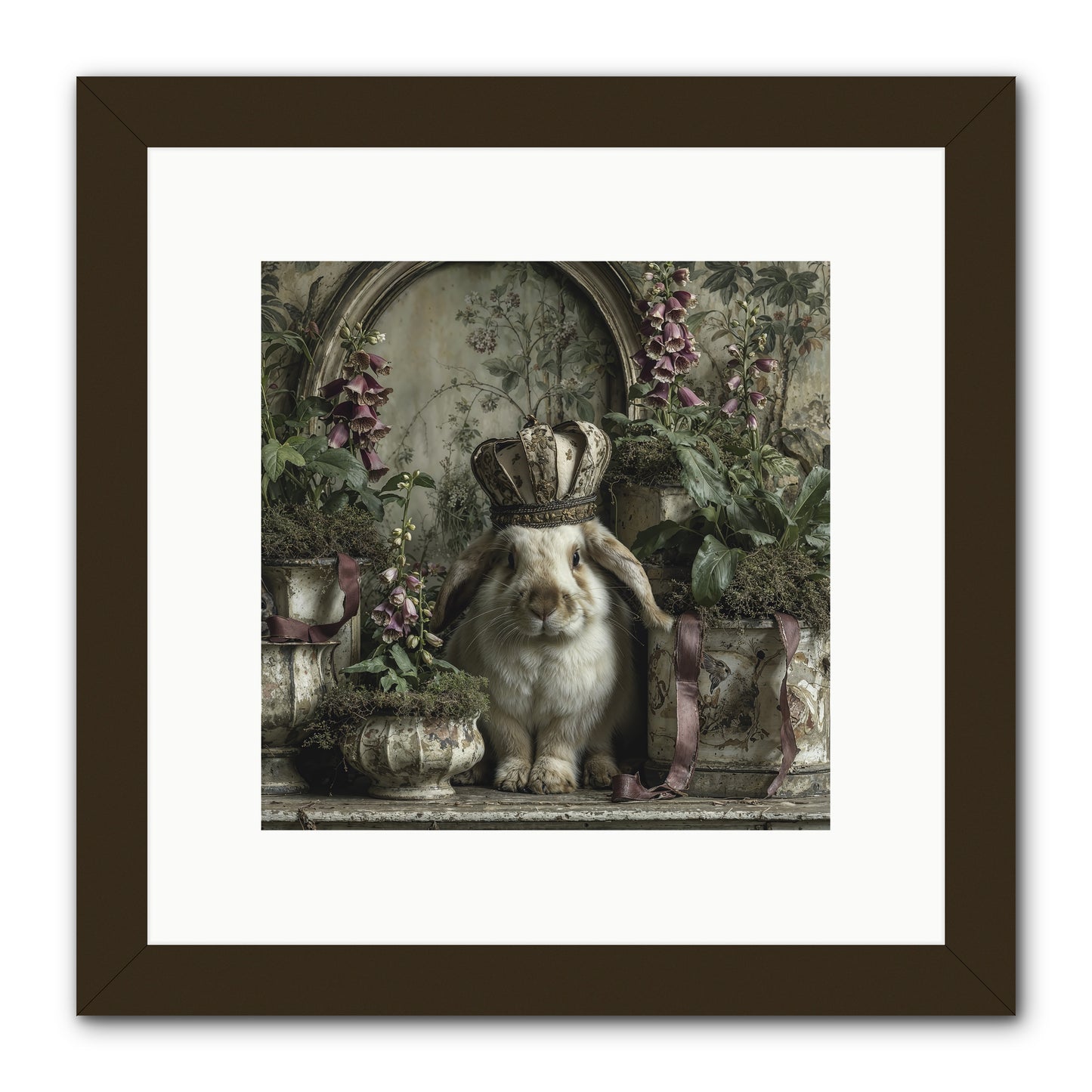 The Blooming Hour -- Framed Print - Black 10x10