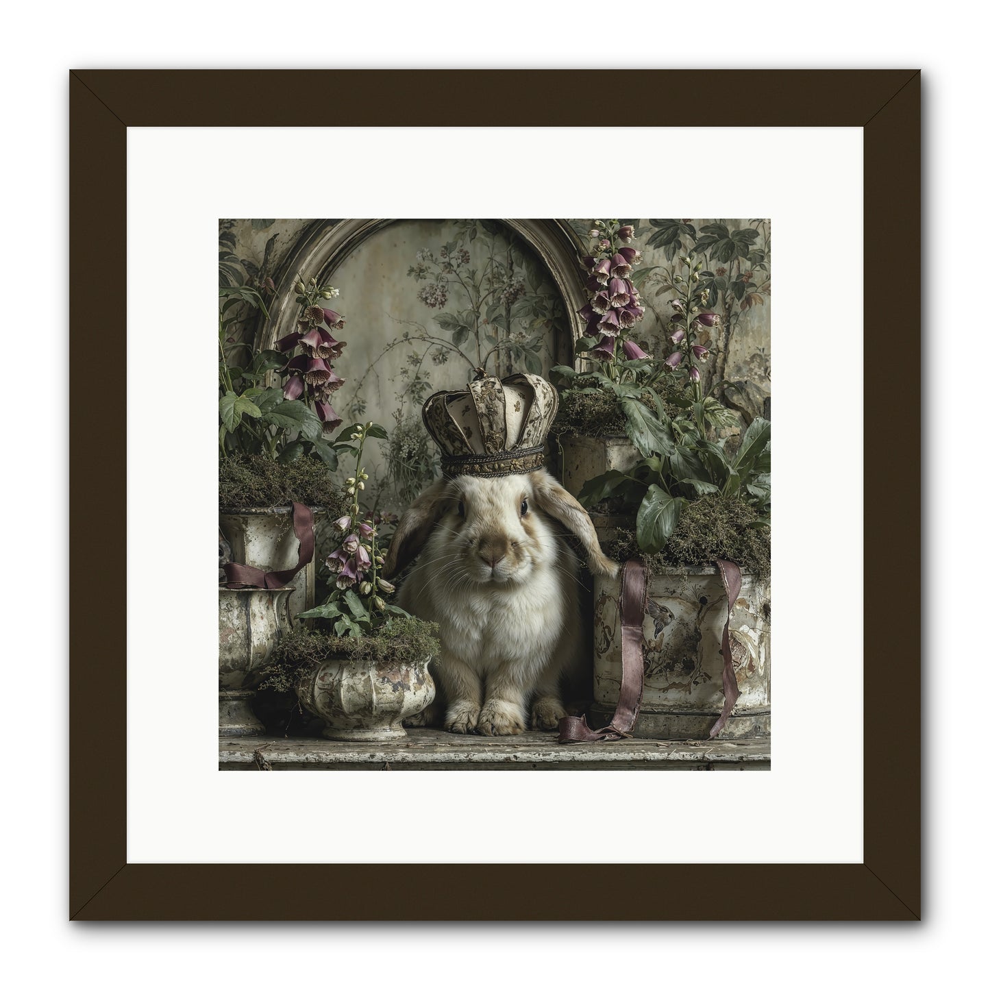 The Blooming Hour -- Framed Print - Black 12x12