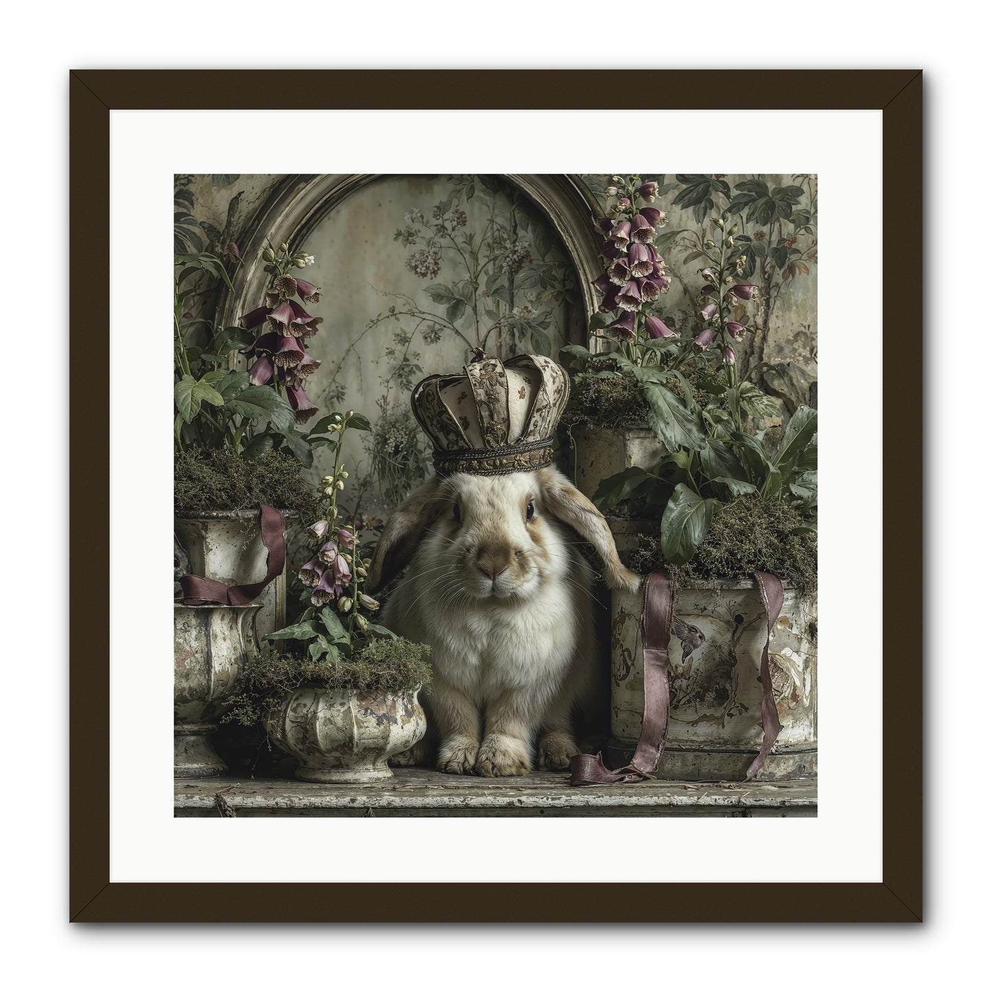 The Blooming Hour -- Framed Print - Black 20x20