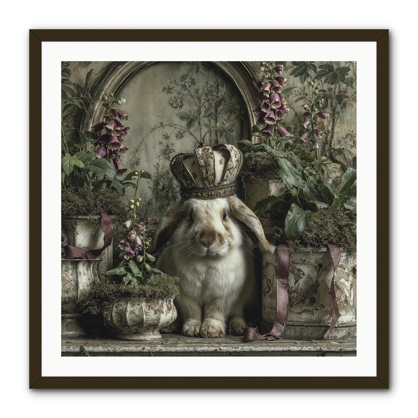 The Blooming Hour -- Framed Print - Black 30x30