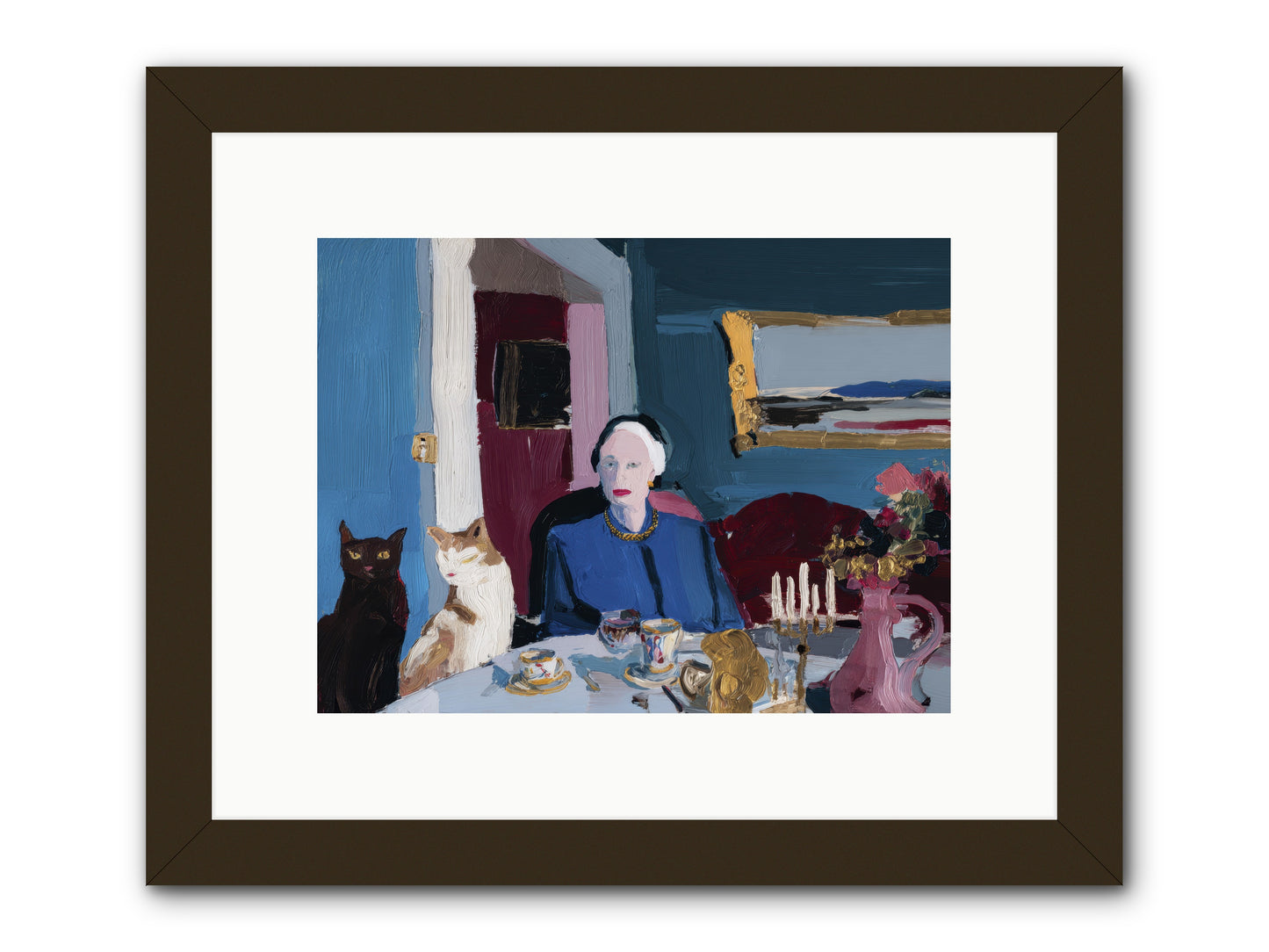 The Blue Hour -- Framed Print - Black 12x9